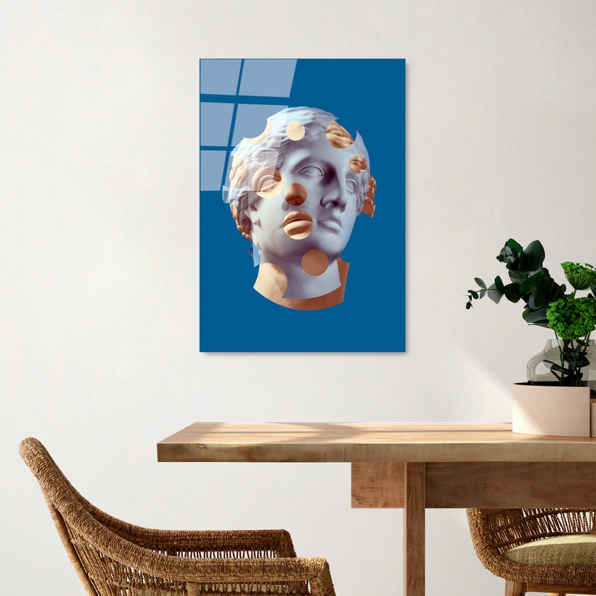 Quadro Decorativo em Vidro Temperado UV-868, Multicolor, 45 x 65 cm, 4 mm