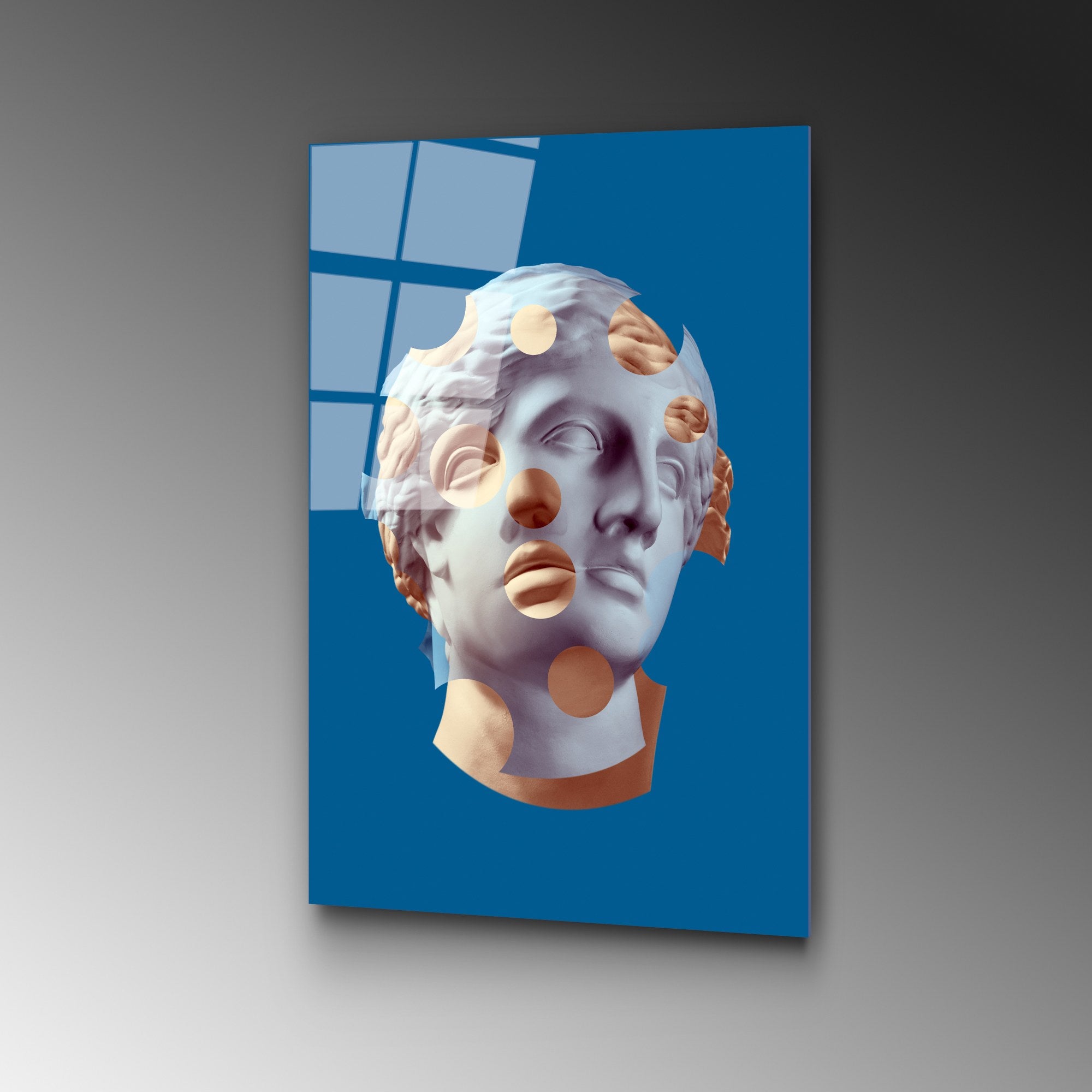 Quadro Decorativo em Vidro Temperado UV-868, Multicolor, 45 x 65 cm, 4 mm