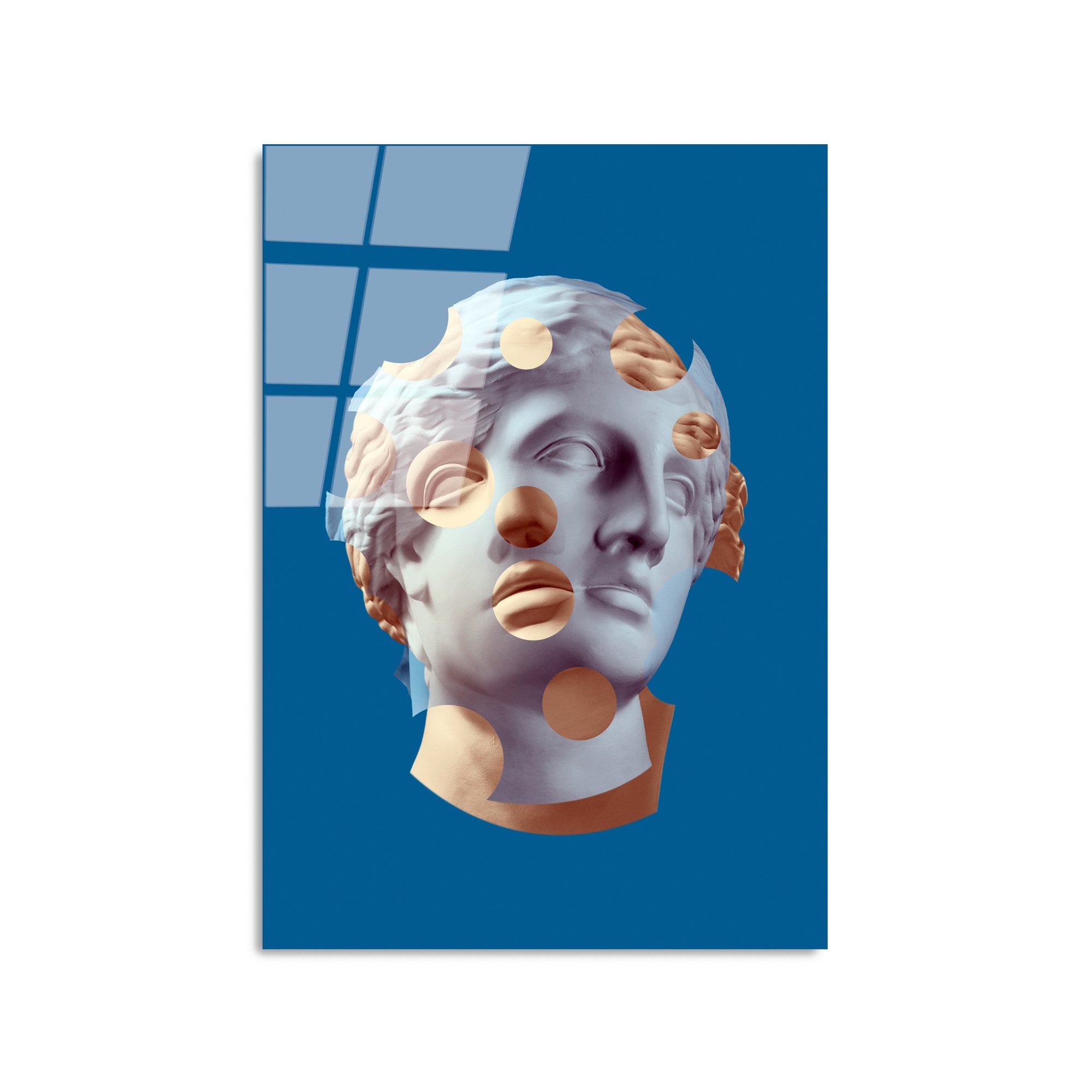 Quadro Decorativo em Vidro Temperado UV-868, Multicolor, 45 x 65 cm, 4 mm