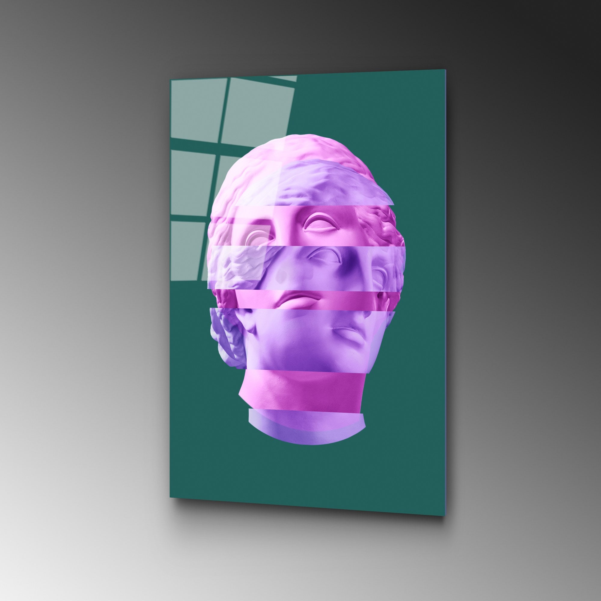 Quadro Decorativo em Vidro Temperado UV-869, Multicolor, 45 x 65 cm (4 mm)