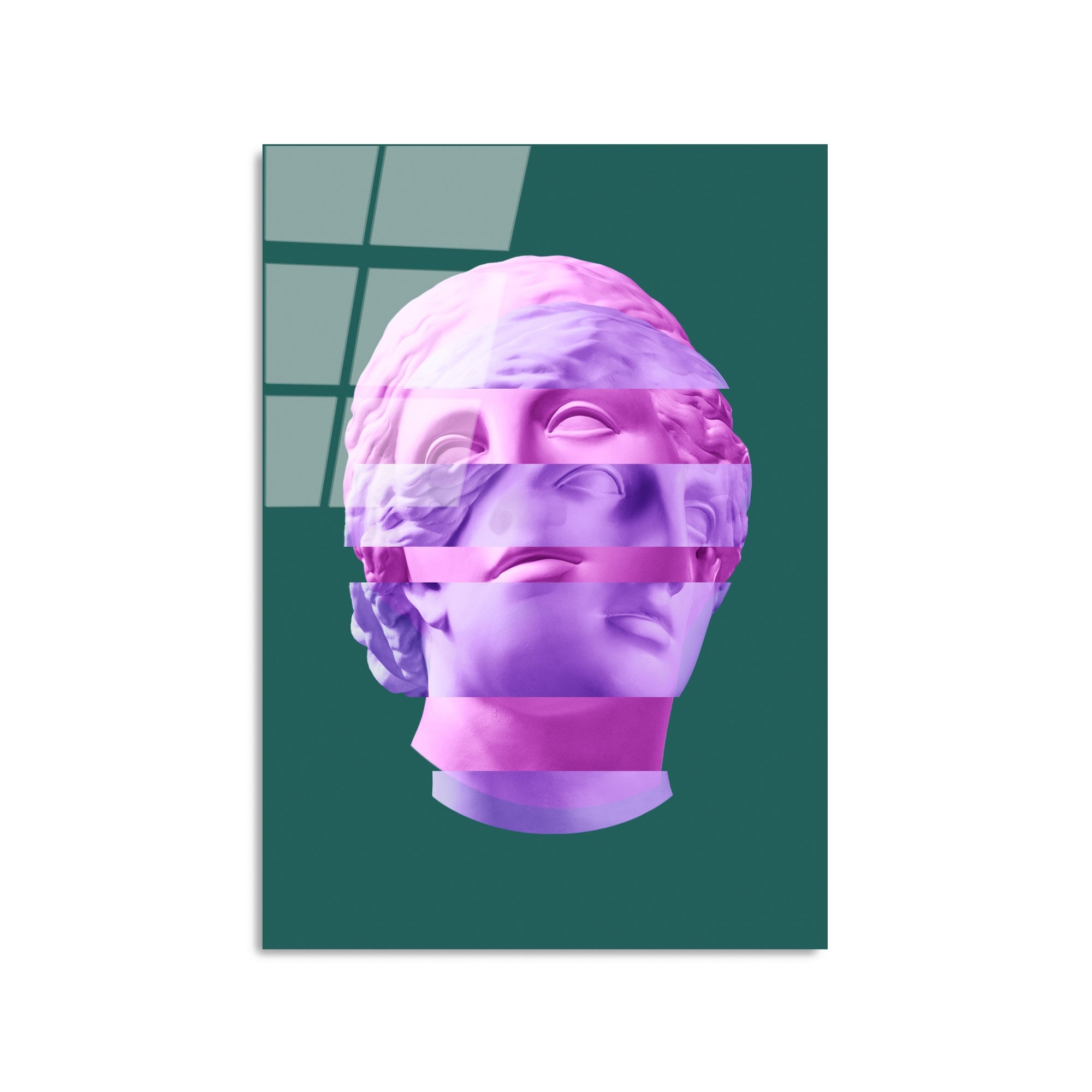 Quadro Decorativo em Vidro Temperado UV-869, Multicolor, 45 x 65 cm (4 mm)