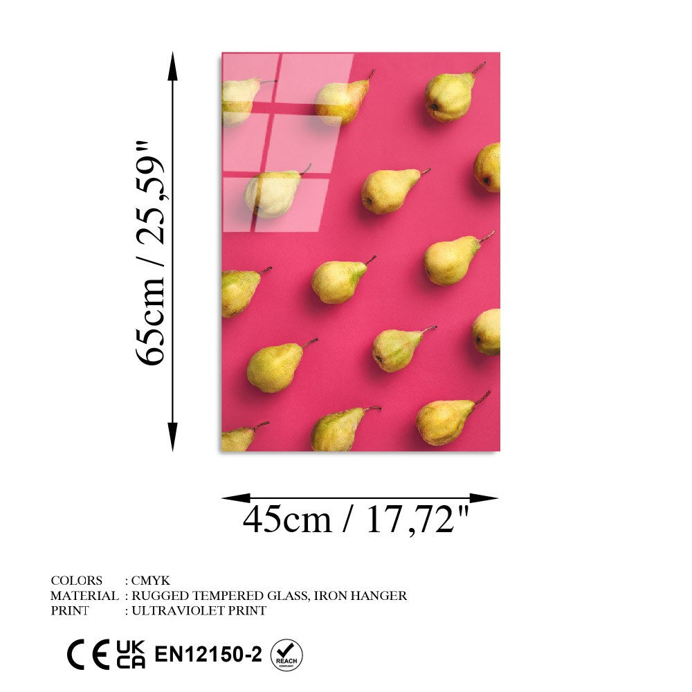 Quadro Decorativo em Vidro Temperado Multicolor UV-871, 45 x 65 cm (4 mm)