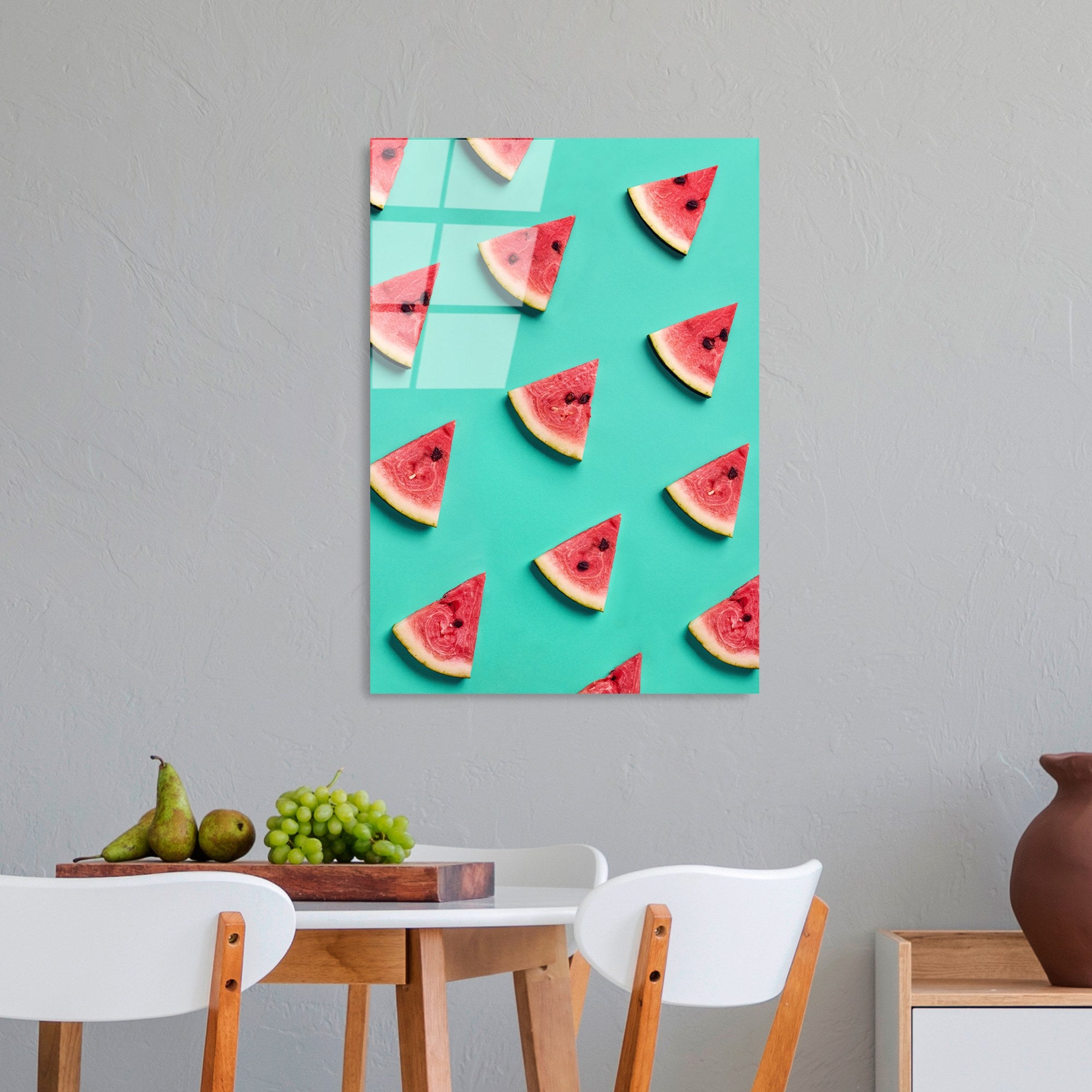 Quadro Decorativo em Vidro Temperado UV-872, Multicolor, 45 x 65 cm (4 mm, 100% Vidro Temperado)