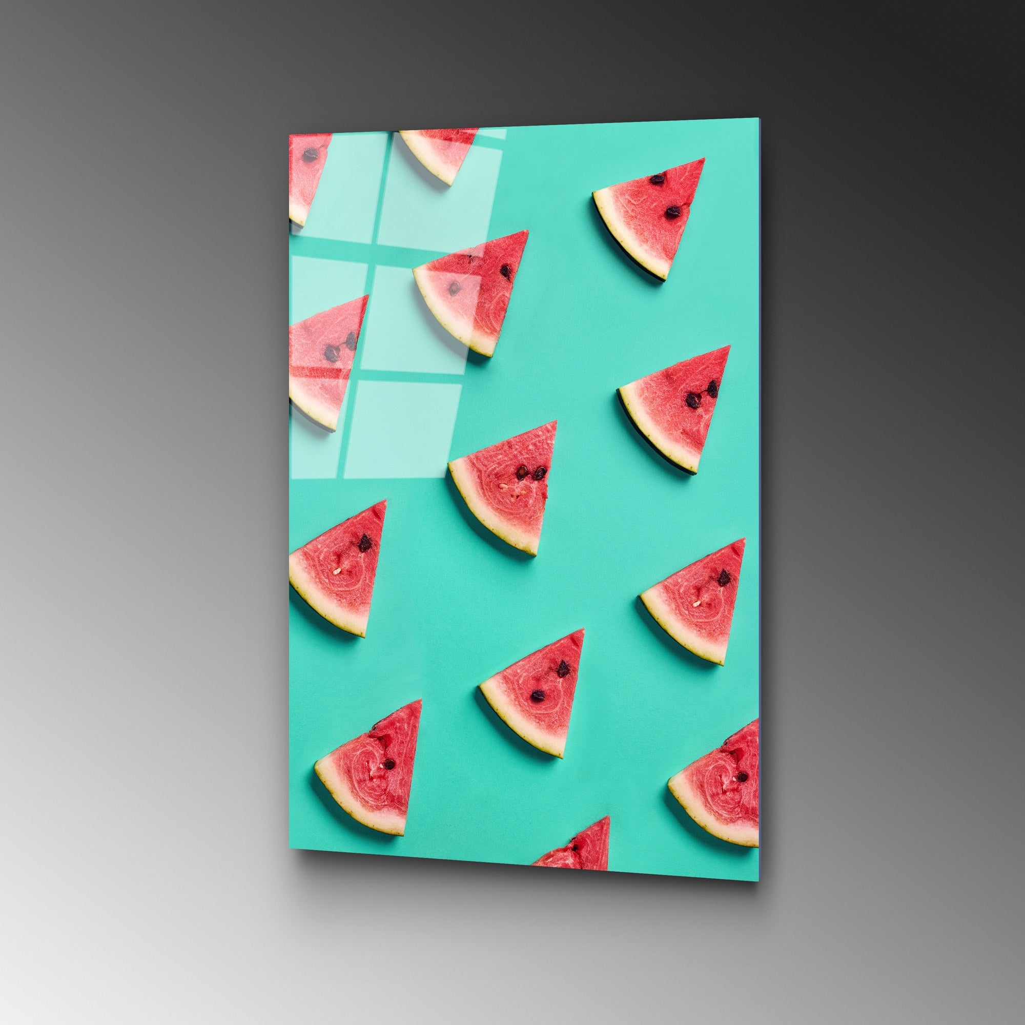 Quadro Decorativo em Vidro Temperado UV-872, Multicolor, 45 x 65 cm (4 mm, 100% Vidro Temperado)