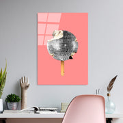 Quadro Decorativo em Vidro Temperado UV-873 (45 x 65 cm) - Multicolor, 100% Vidro Temperado 4 mm