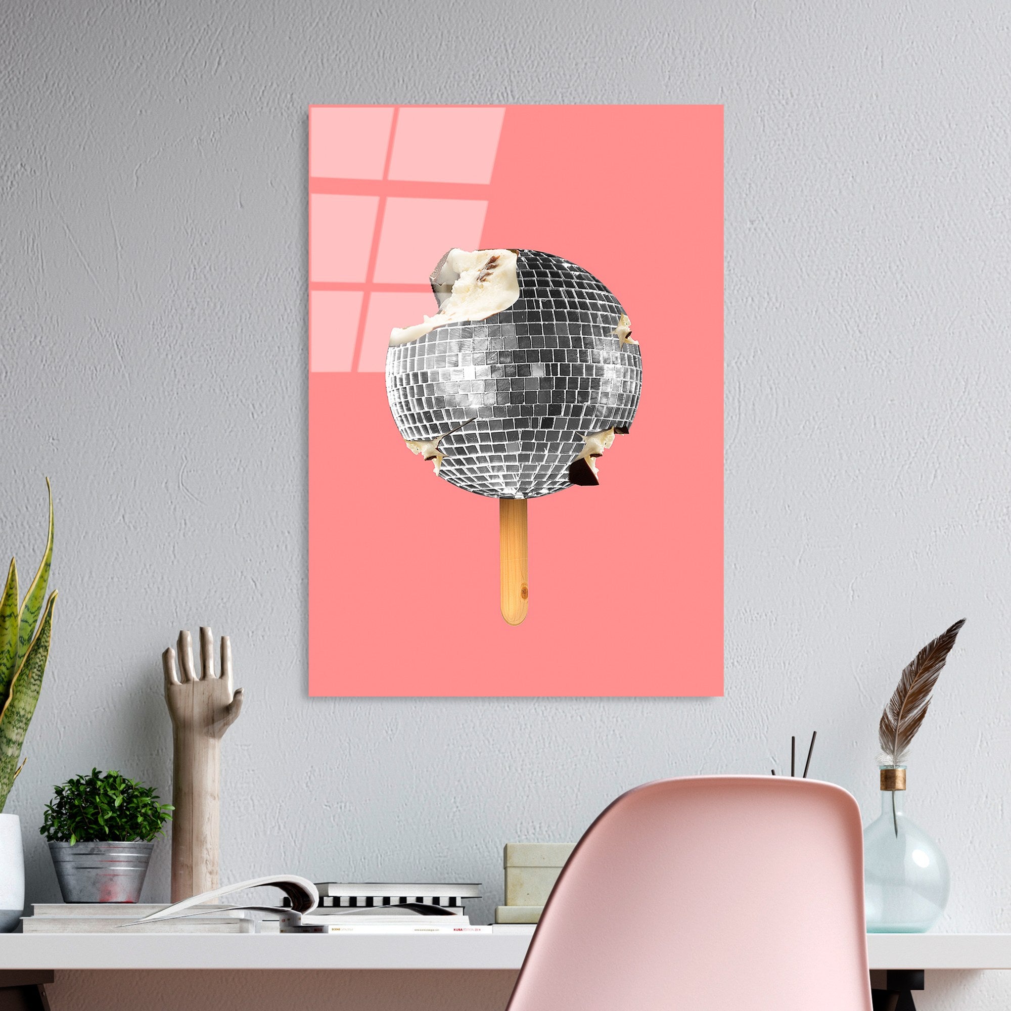 Quadro Decorativo em Vidro Temperado UV-873 (45 x 65 cm) - Multicolor, 100% Vidro Temperado 4 mm