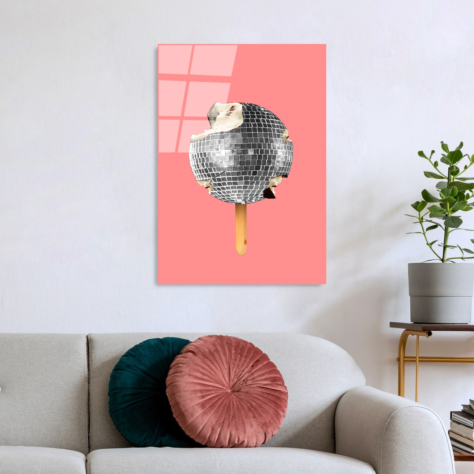 Quadro Decorativo em Vidro Temperado UV-873 (45 x 65 cm) - Multicolor, 100% Vidro Temperado 4 mm