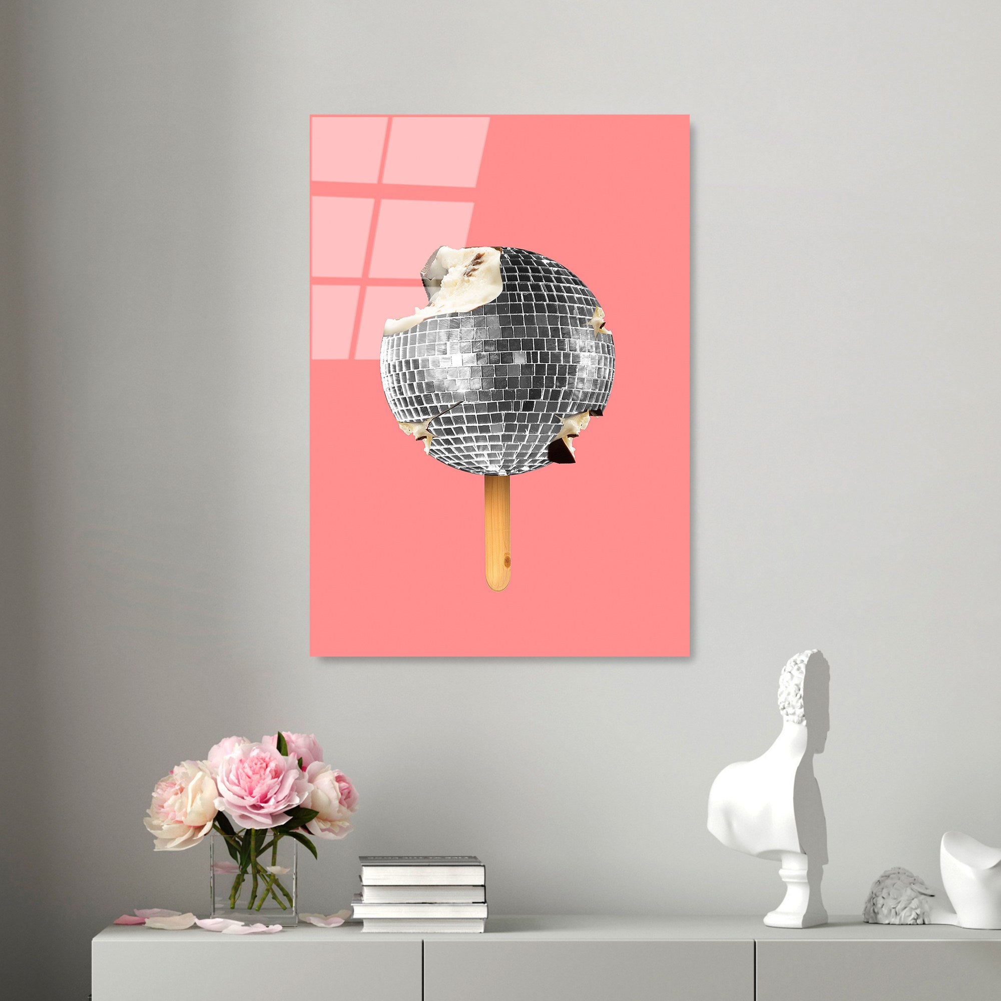 Quadro Decorativo em Vidro Temperado UV-873 (45 x 65 cm) - Multicolor, 100% Vidro Temperado 4 mm