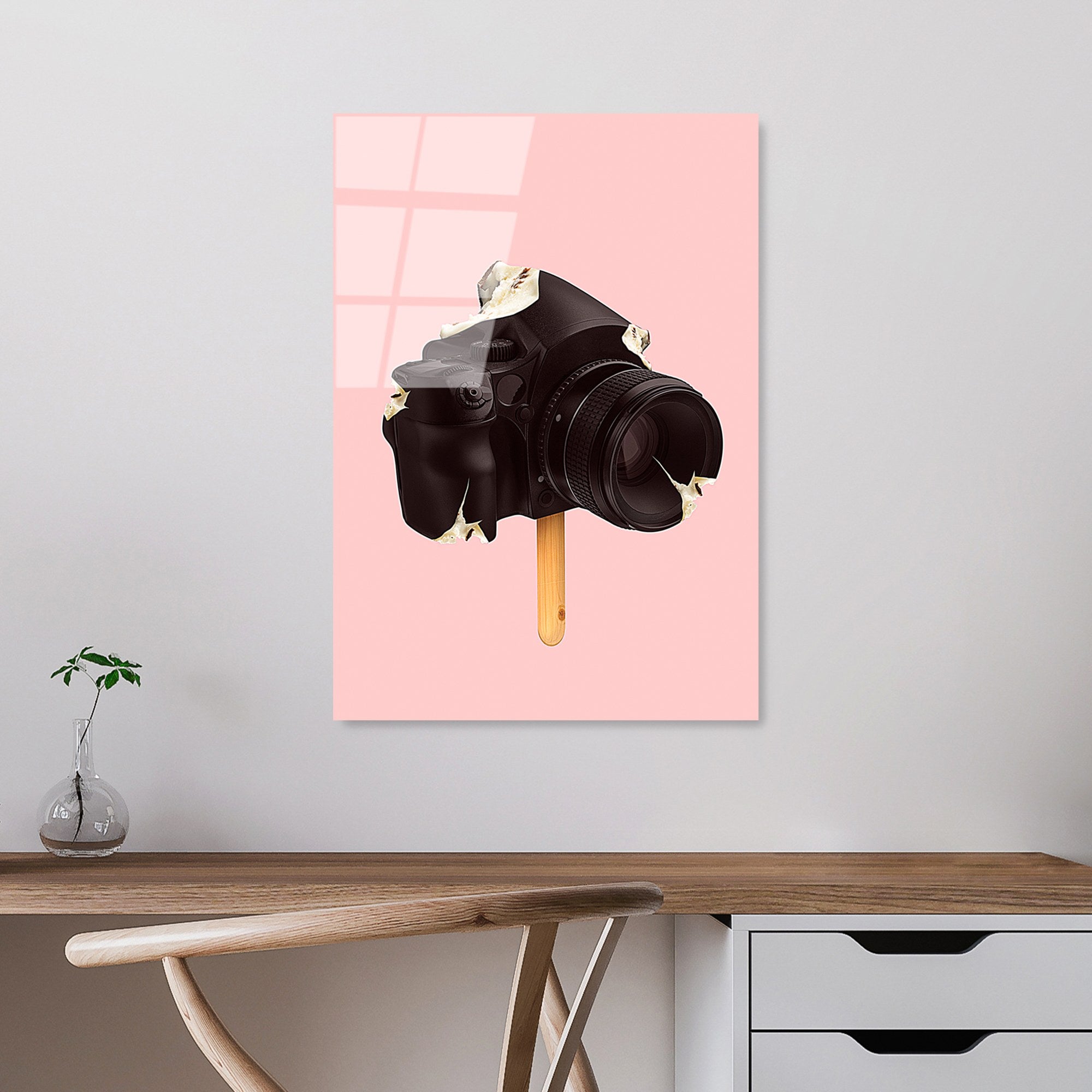 Quadro Decorativo em Vidro Temperado (100% – 4 mm) UV-875, Multicolor, 45 x 65 cm