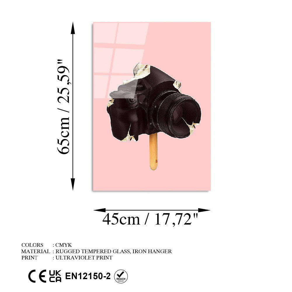 Quadro Decorativo em Vidro Temperado (100% – 4 mm) UV-875, Multicolor, 45 x 65 cm