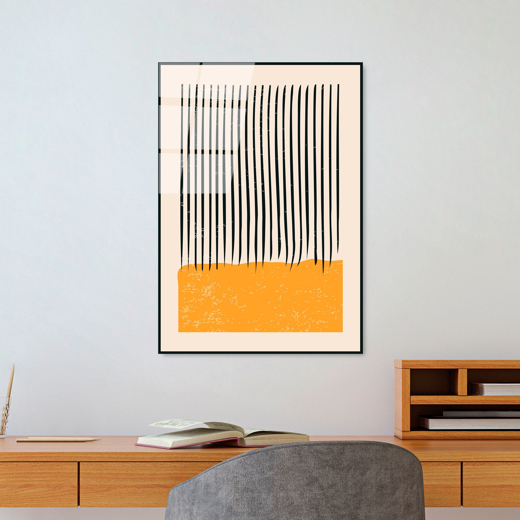 Quadro Decorativo em Vidro Temperado UV-881 Multicolor 45 x 65 cm (4 mm)