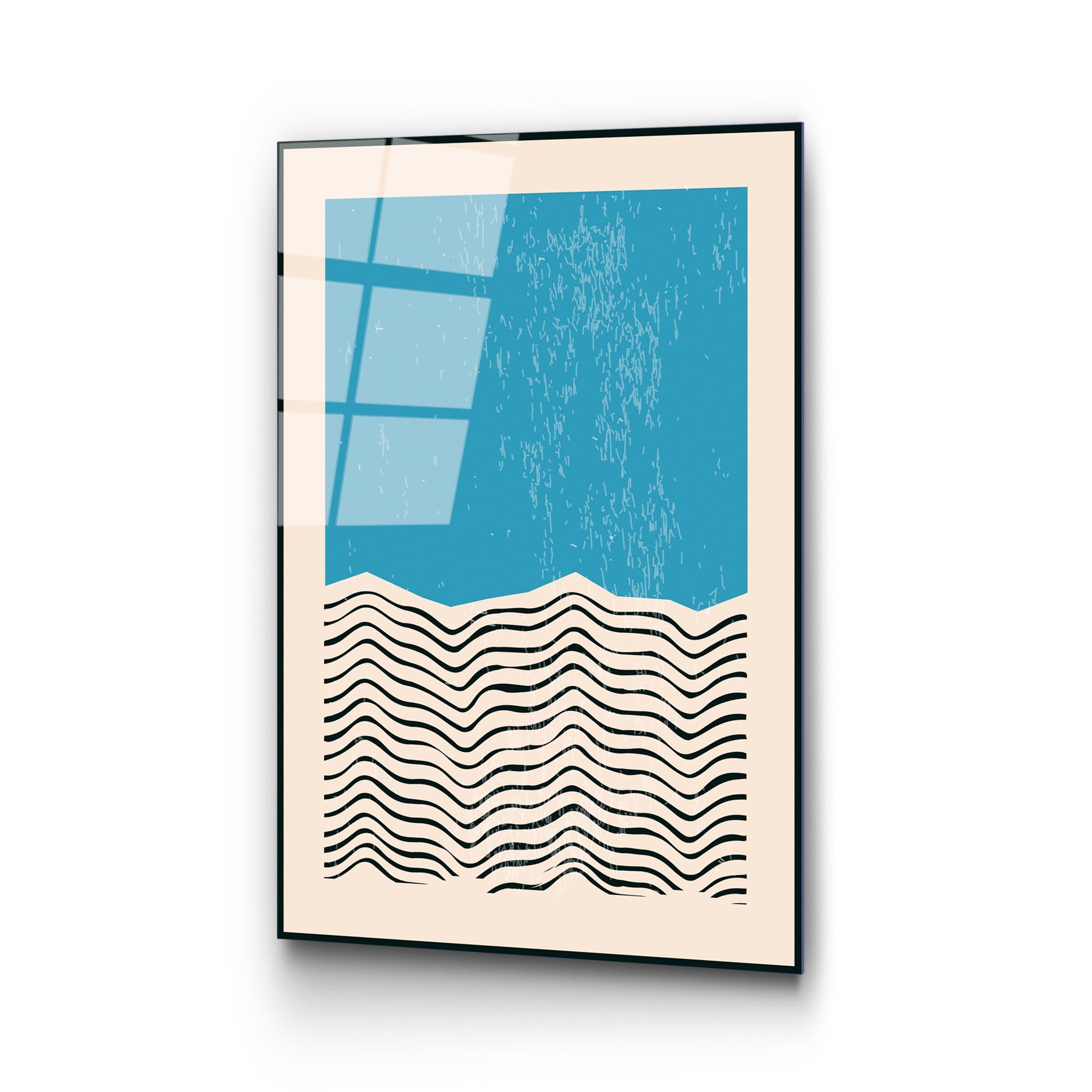 Quadro Decorativo em Vidro Temperado UV-882, 45 x 65 cm, Multicolor, 4 mm