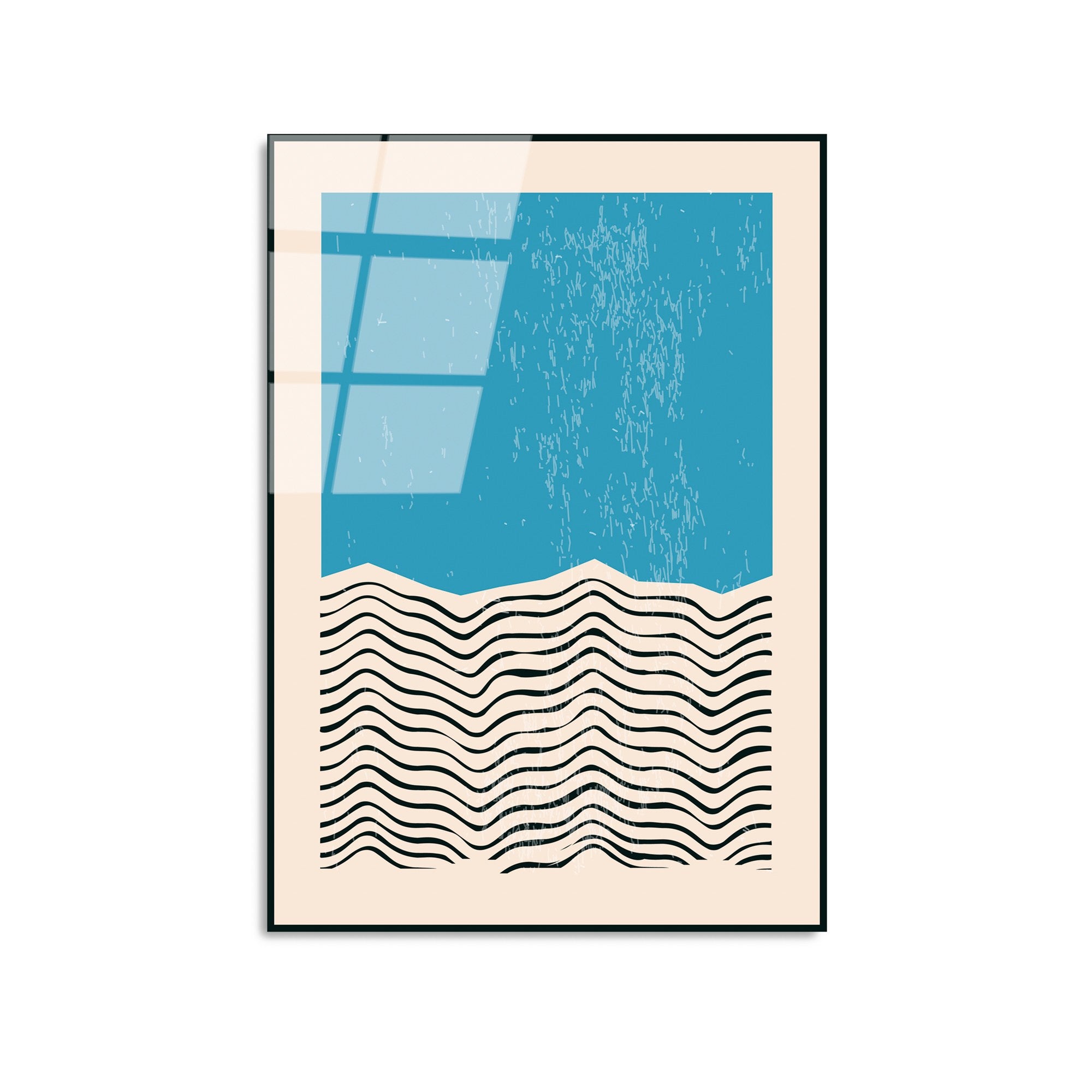 Quadro Decorativo em Vidro Temperado UV-882, 45 x 65 cm, Multicolor, 4 mm