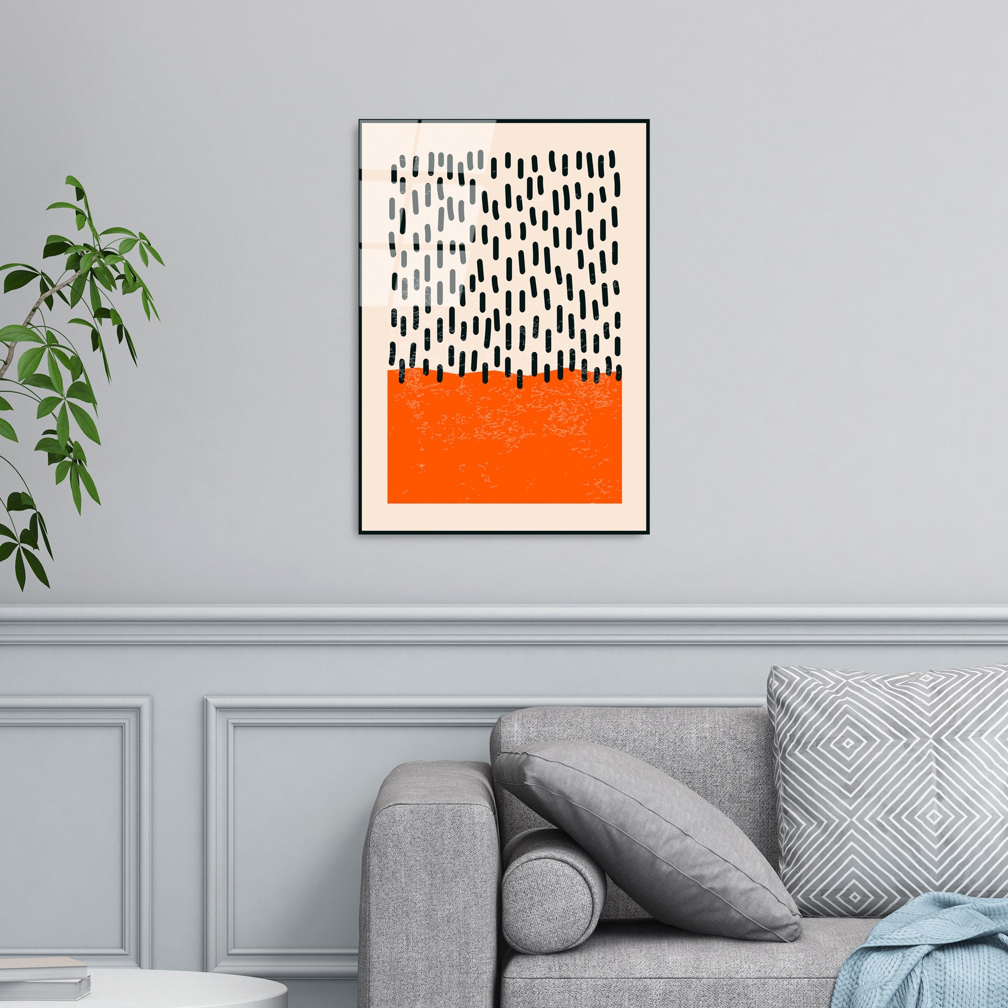 Quadro Decorativo em Vidro Temperado UV-883 (4 mm) – 45 x 65 cm, Multicolor