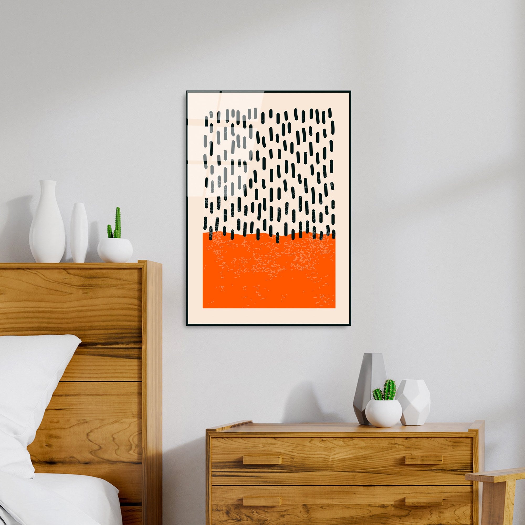 Quadro Decorativo em Vidro Temperado UV-883 (4 mm) – 45 x 65 cm, Multicolor