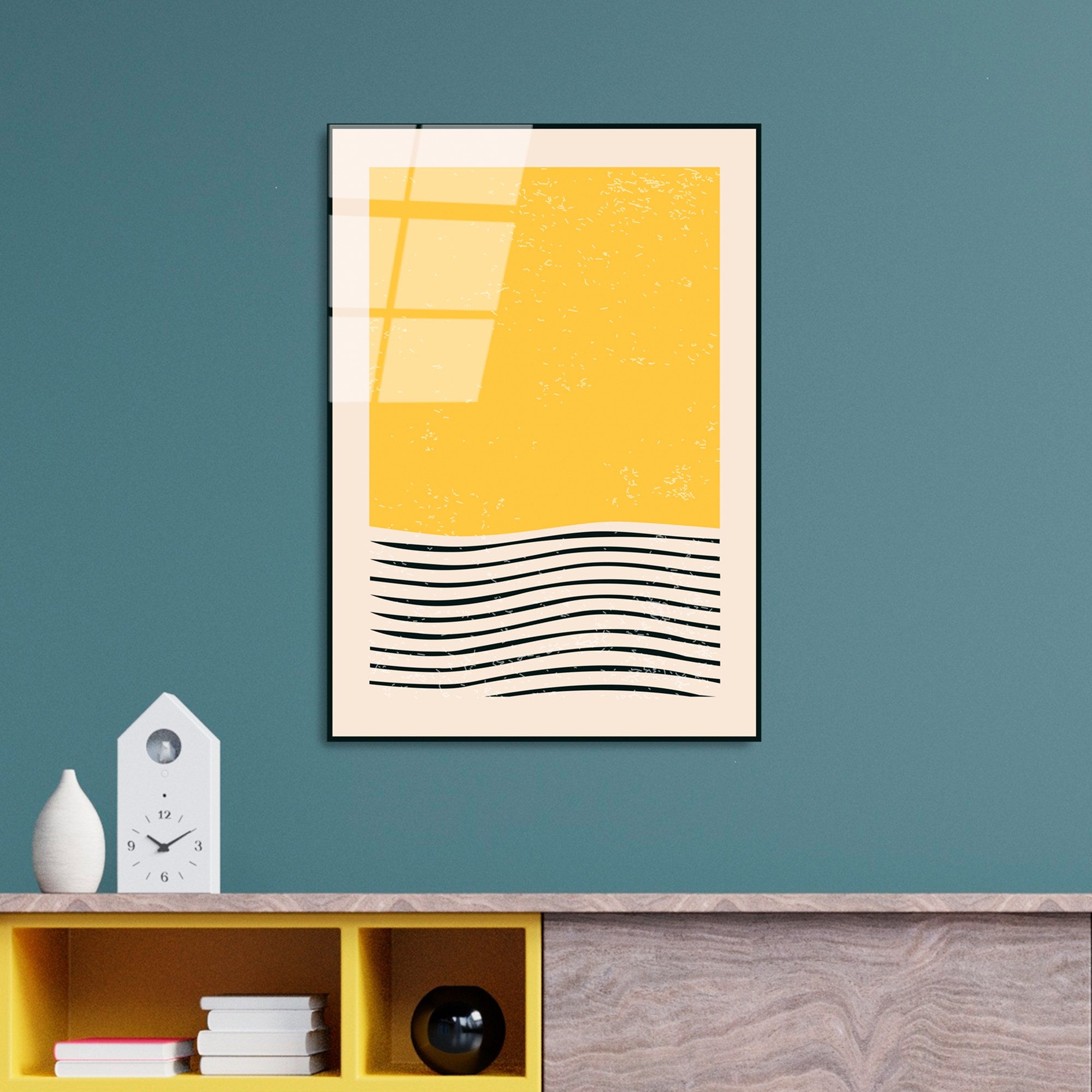 Quadro Decorativo em Vidro Temperado 4 mm Multicolor UV-884 (45 x 65 cm)