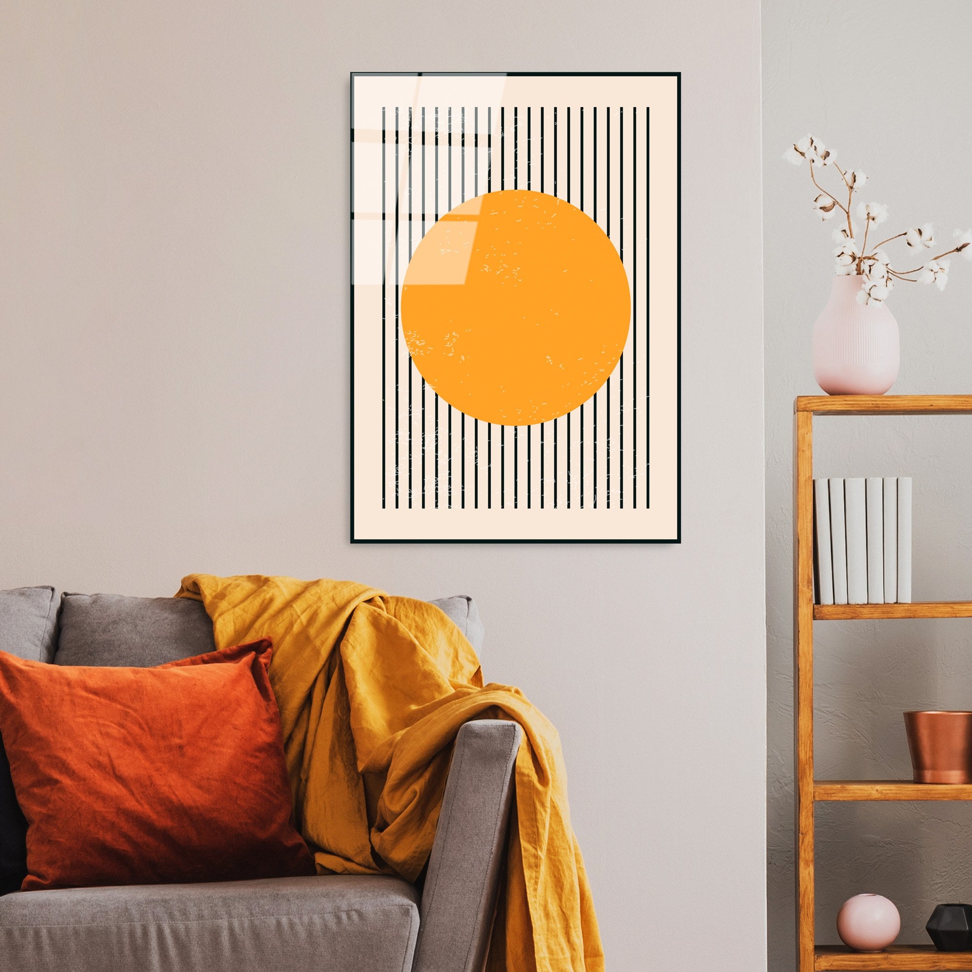 Quadro Decorativo em Vidro Temperado UV-885, Multicolor, 45 x 65 cm (4 mm)