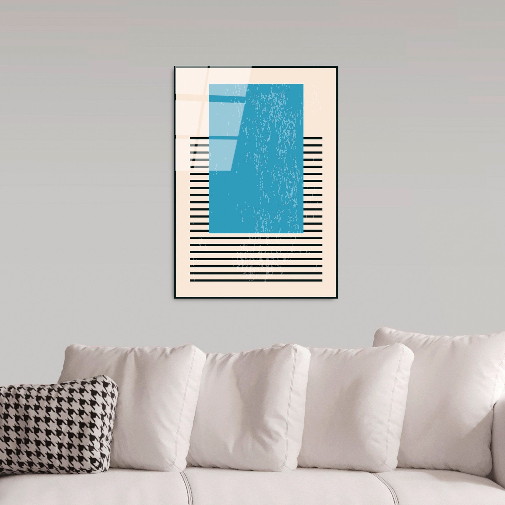 Quadro Decorativo em Vidro Temperado UV-886 Multicolor 45 x 65 cm (4 mm)