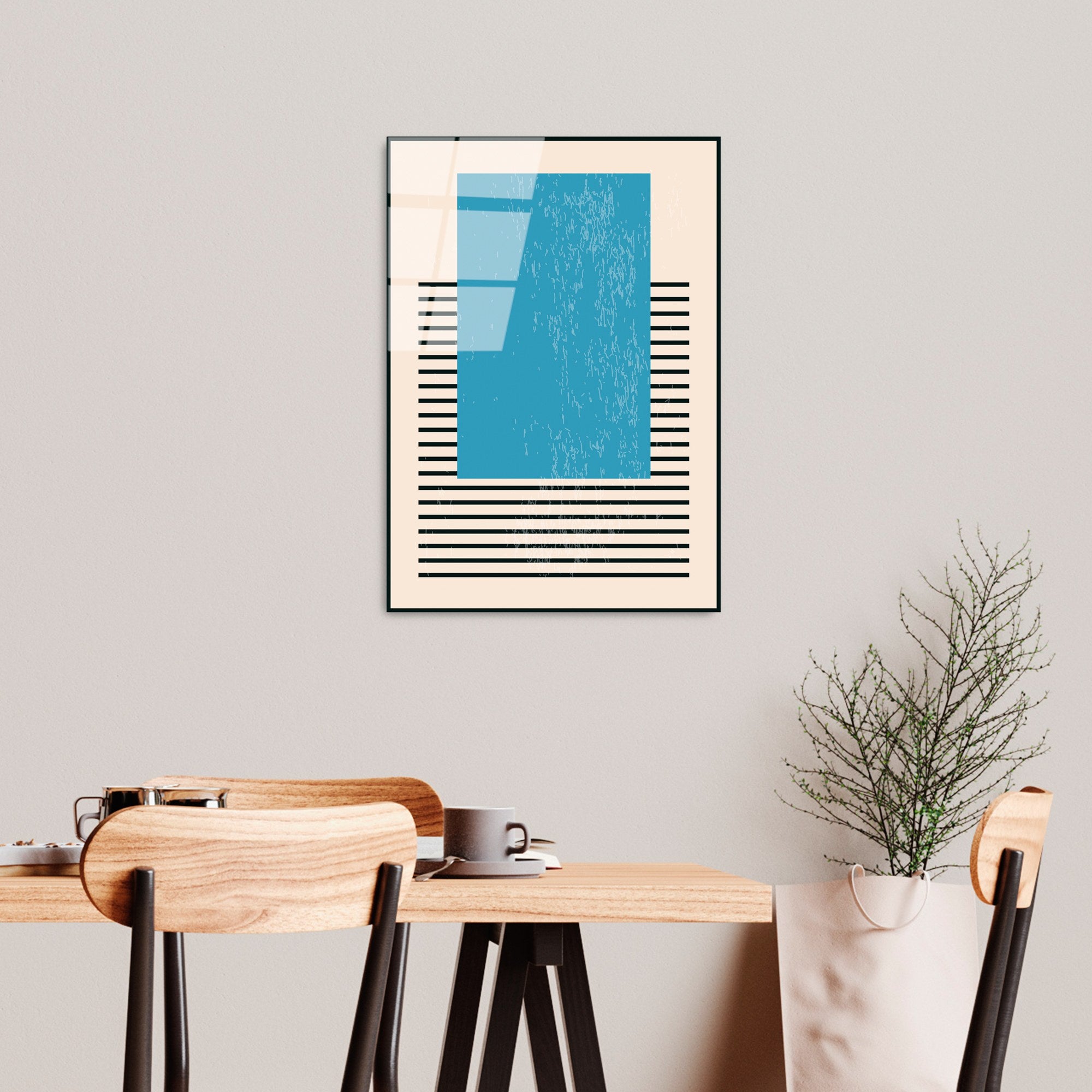 Quadro Decorativo em Vidro Temperado UV-886 Multicolor 45 x 65 cm (4 mm)