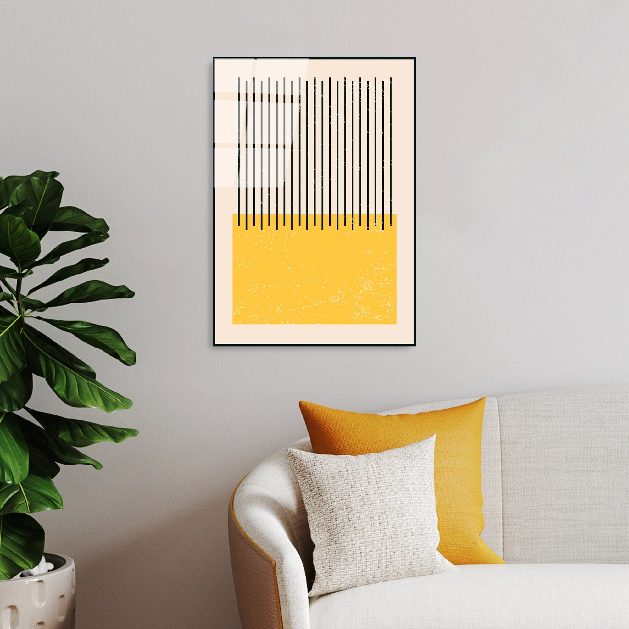 Quadro Decorativo em Vidro Temperado 100% UV-888, Multicolorido, 45 x 65 cm (4 mm)