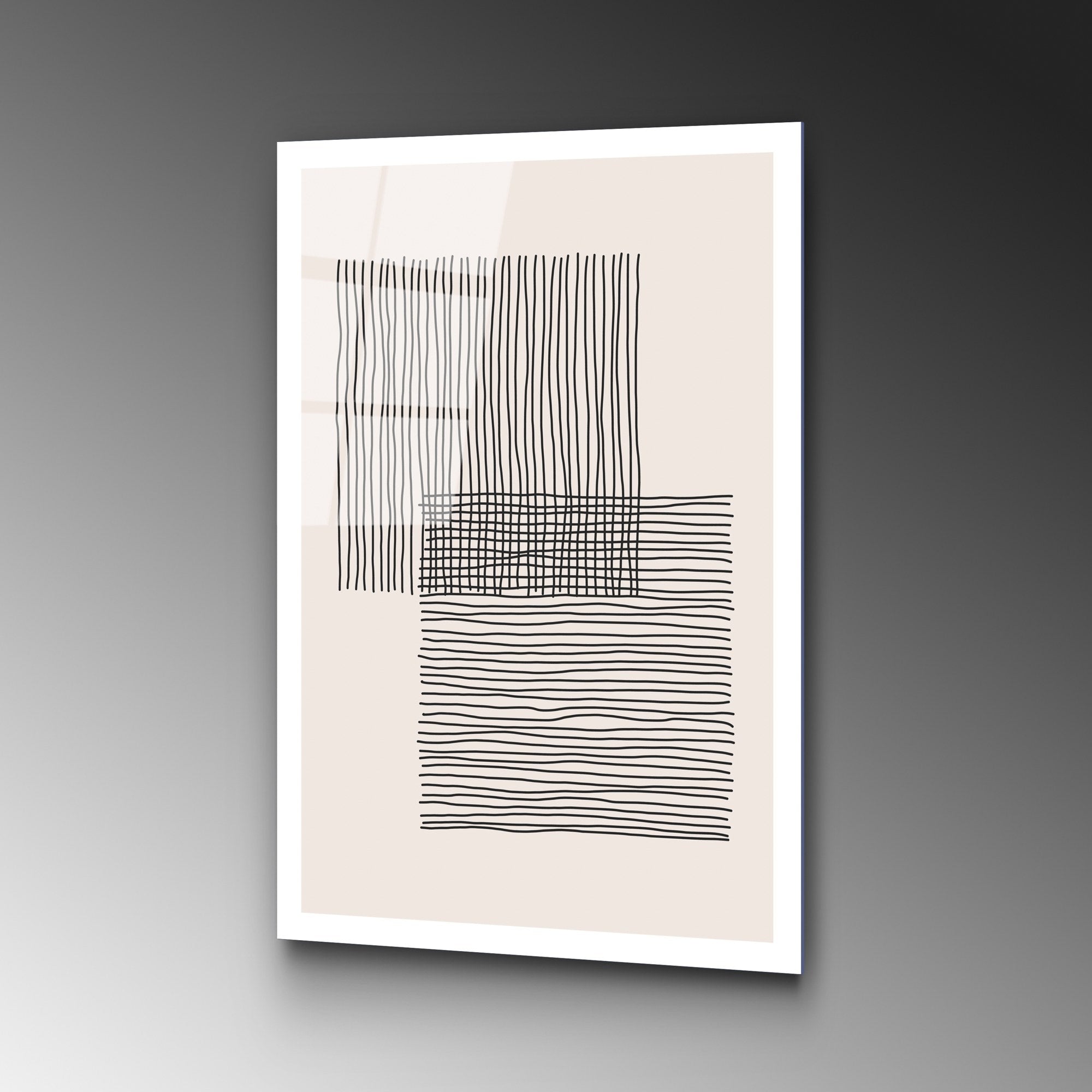 Quadro Decorativo em Vidro Temperado UV-889, Multicolor, 45 x 65 cm (4 mm)