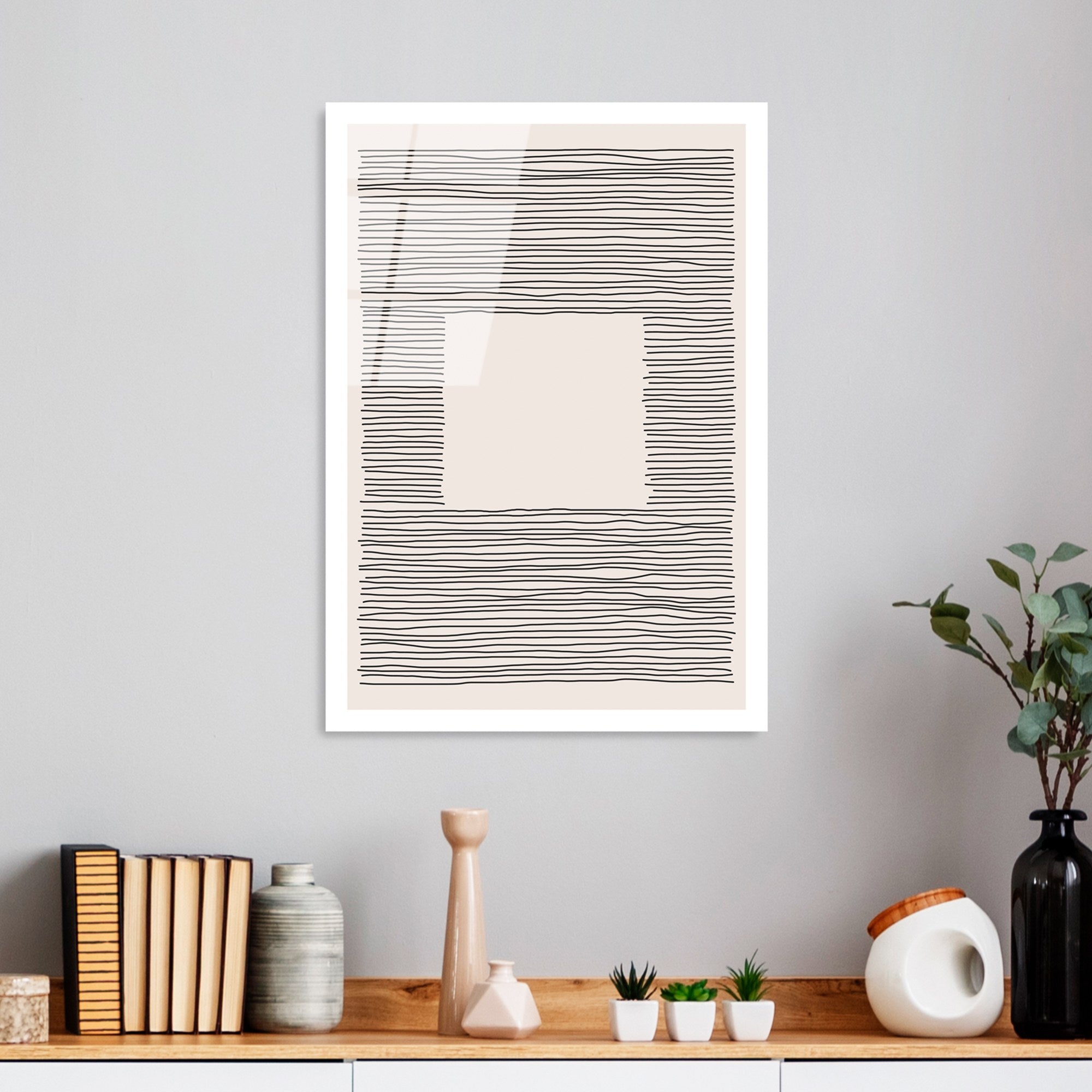 Quadro Decorativo em Vidro Temperado 100% (4 mm) UV-890 – Multicolor – 45 x 65 cm