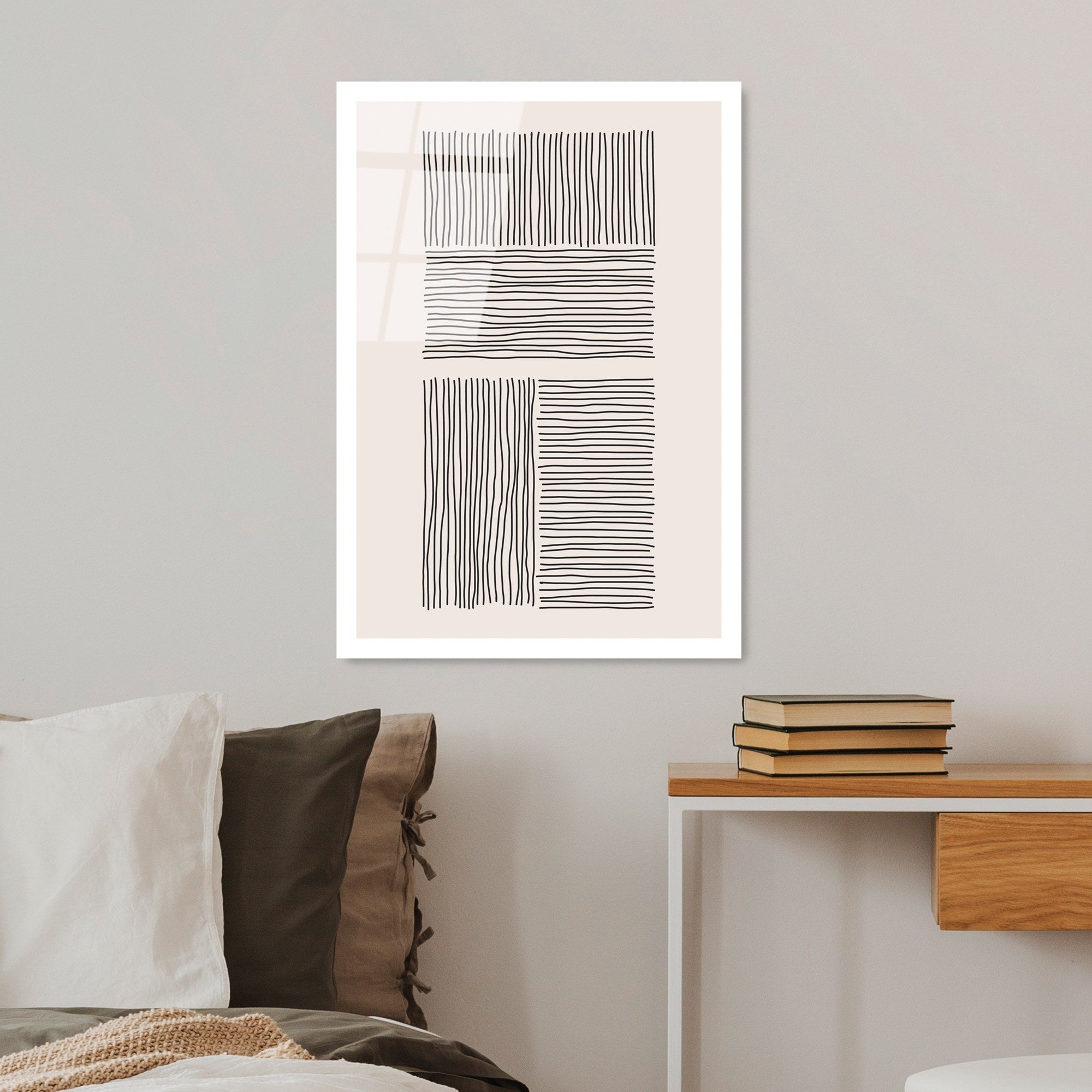 Quadro Decorativo em Vidro Temperado Multicolor UV-891, 45 x 65 cm, 4 mm