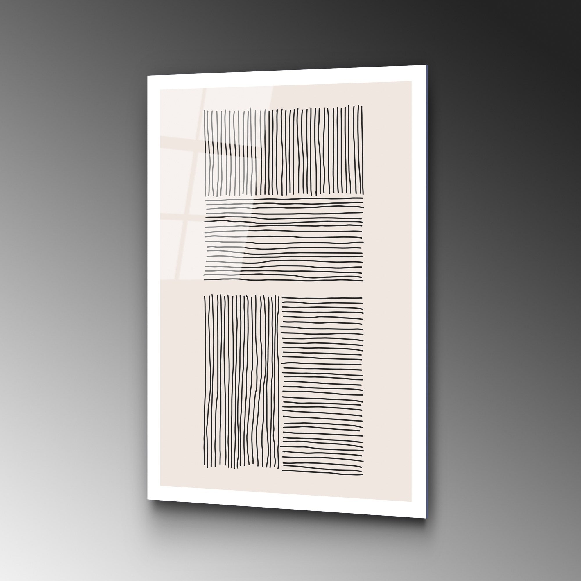 Quadro Decorativo em Vidro Temperado Multicolor UV-891, 45 x 65 cm, 4 mm