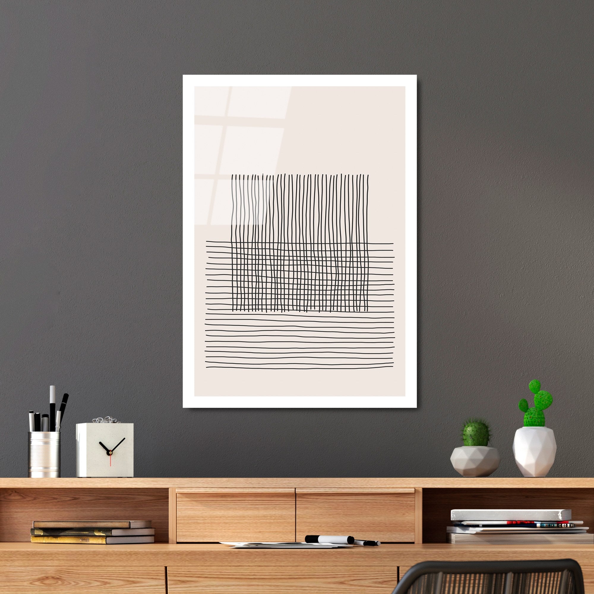 Quadro Decorativo em Vidro Temperado UV-892, Multicolor, 45 x 65 cm (4 mm)