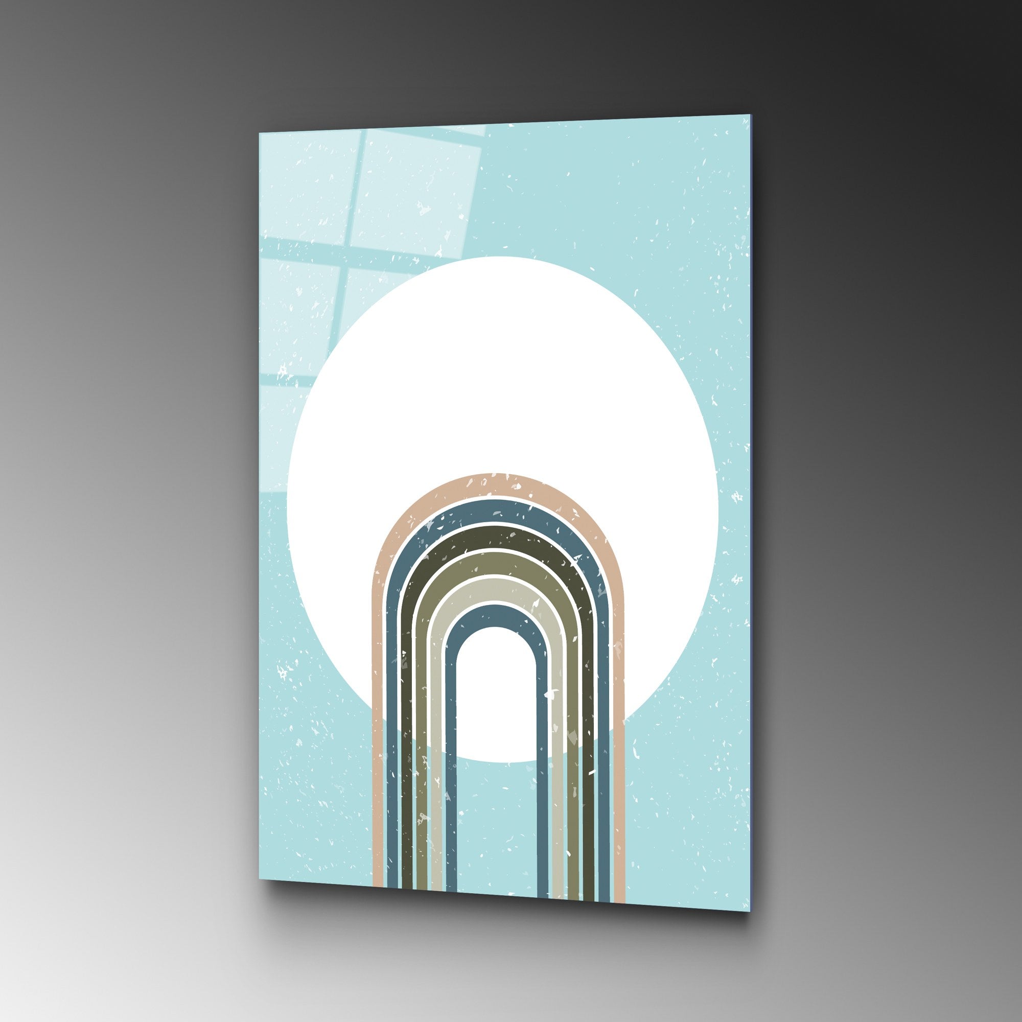 Quadro Decorativo em Vidro Temperado UV-893, 45 x 65 cm, Multicolor, 4 mm