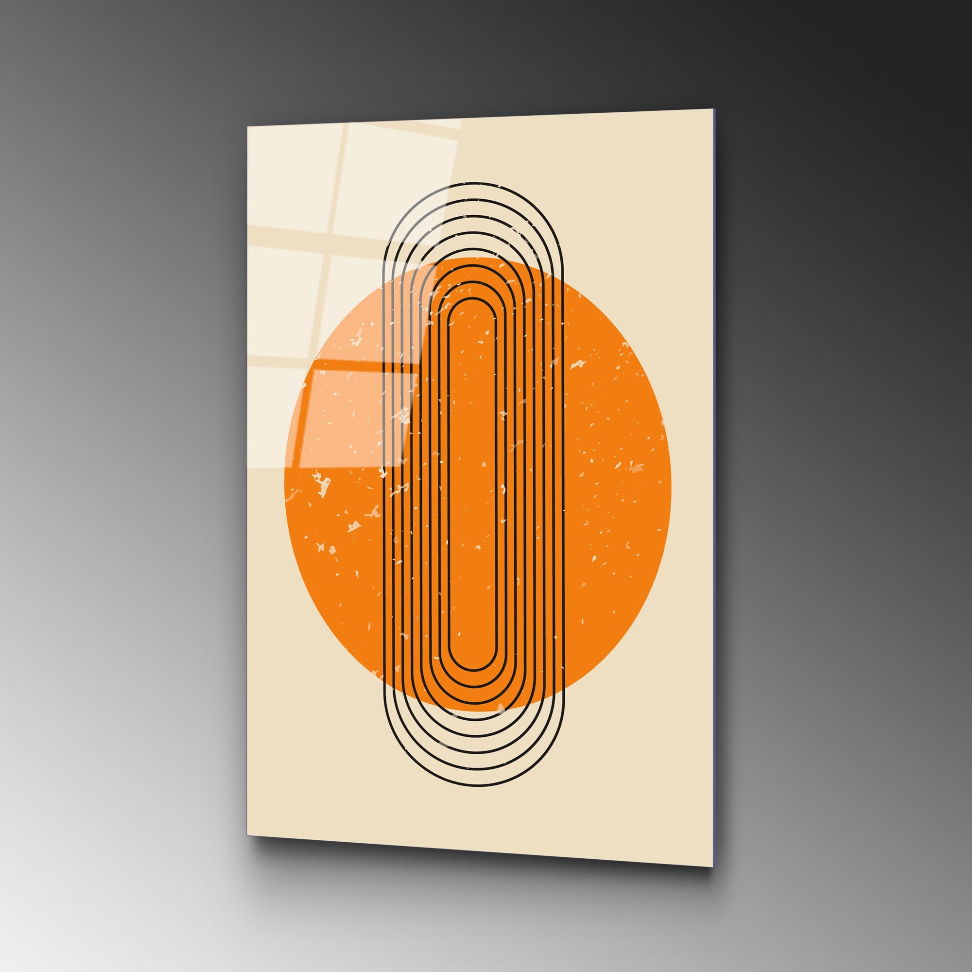 Quadro Decorativo em Vidro Temperado 4 mm UV-894, 45 x 65 cm, Multicolor