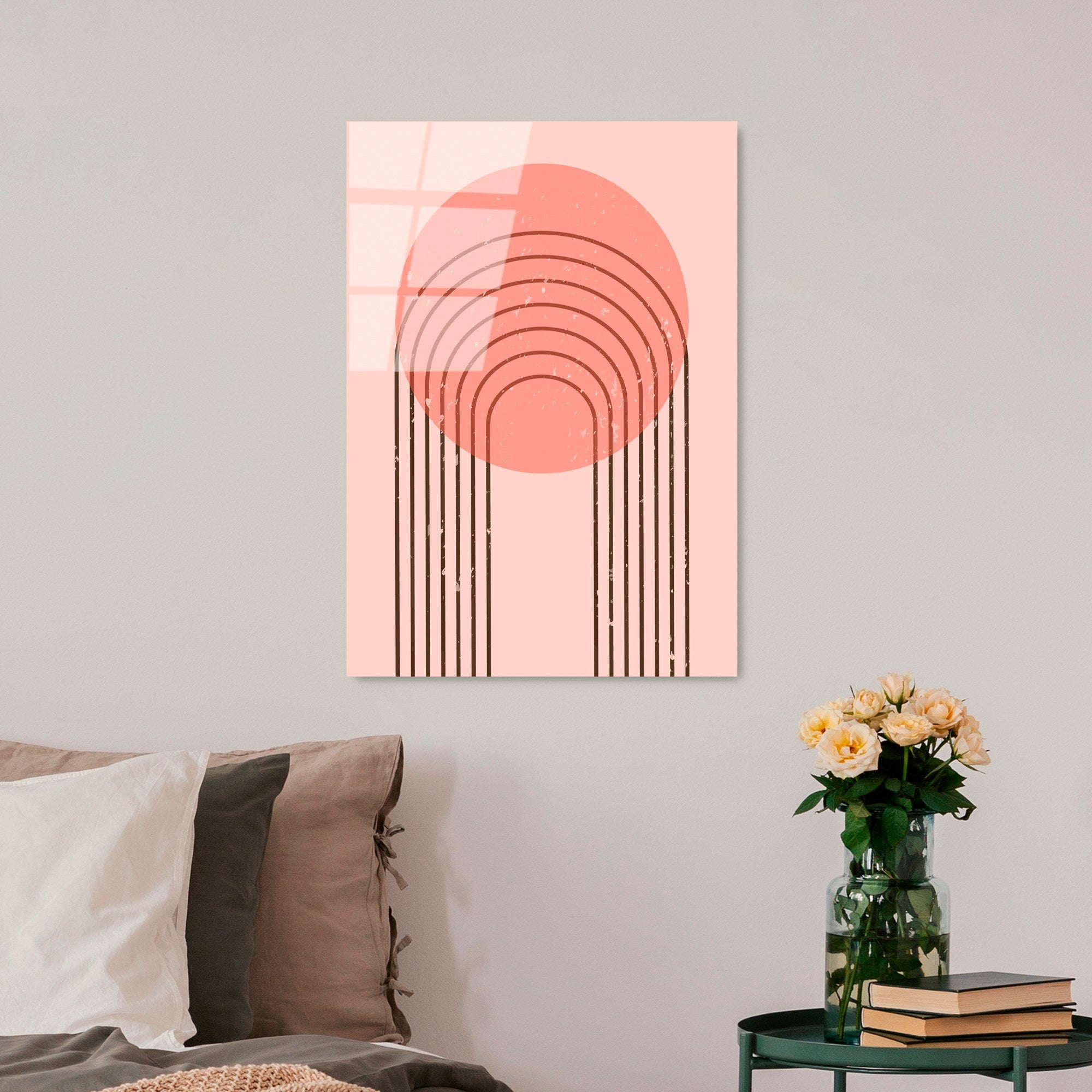 Quadro Decorativo em Vidro Temperado Multicolor 45 x 65 cm (4 mm) – UV-895 | 123BZM2388