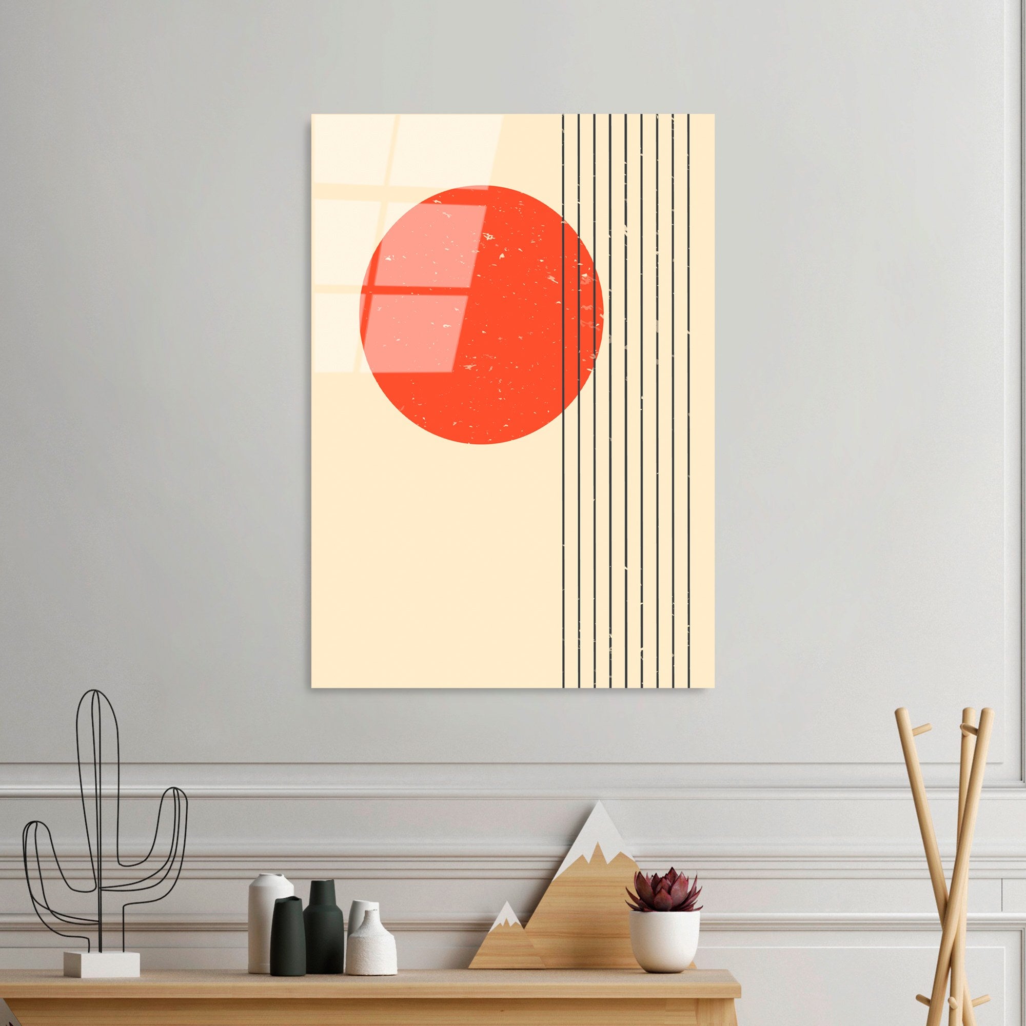 Quadro Decorativo em Vidro Temperado UV-896, Multicolor, 45 x 65 cm, 4 mm