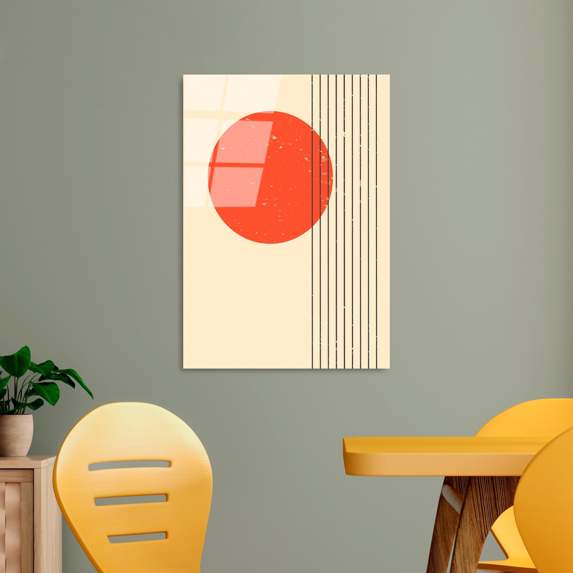 Quadro Decorativo em Vidro Temperado UV-896, Multicolor, 45 x 65 cm, 4 mm