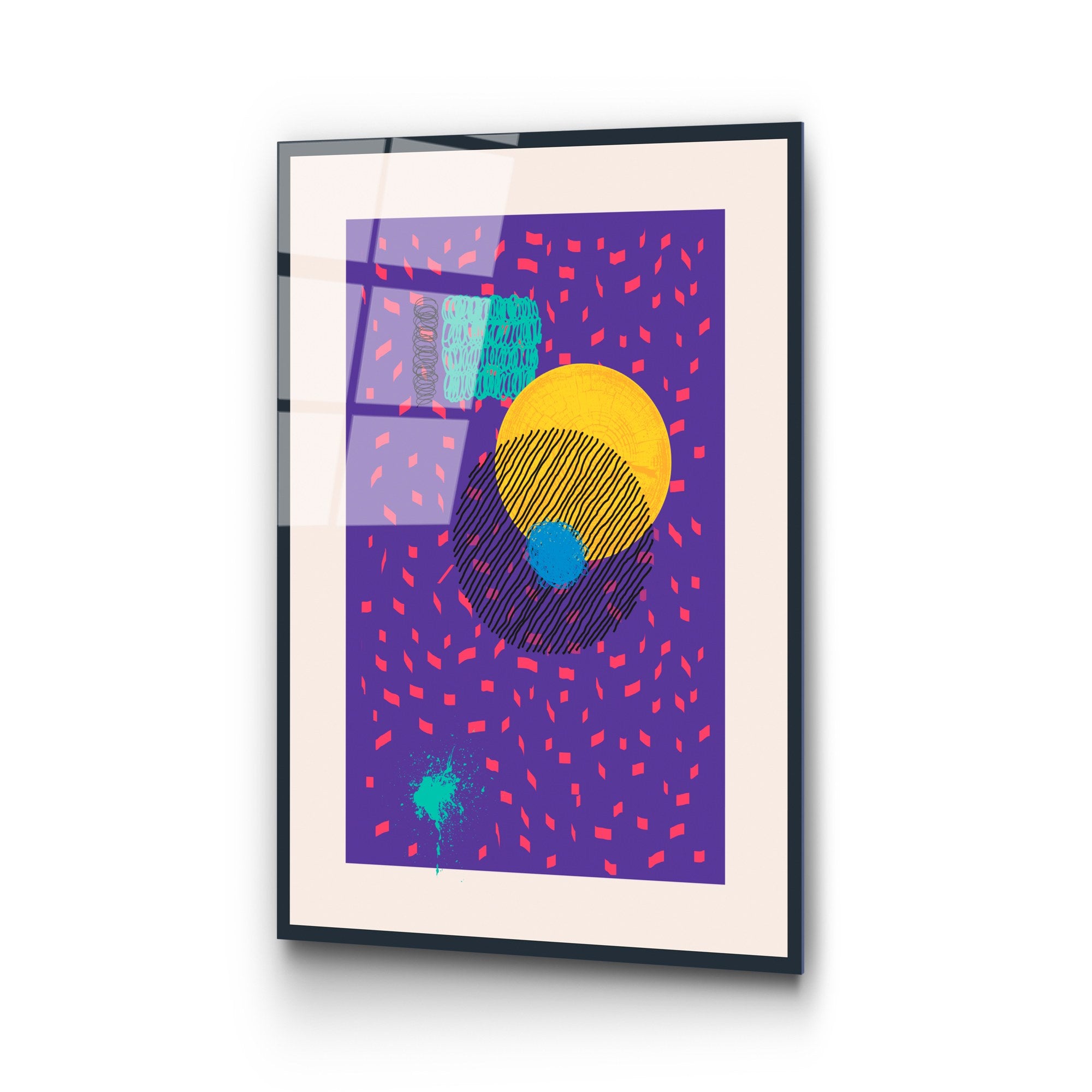 Quadro Decorativo em Vidro Temperado 4 mm • Multicolor • 45 x 65 cm • UV-897