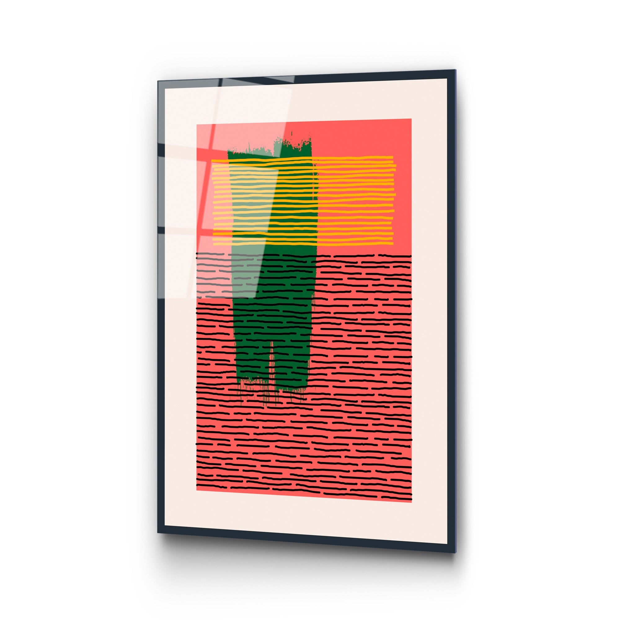 Quadro Decorativo em Vidro Temperado UV-899, 45 x 65 cm, Multicolor, 4 mm