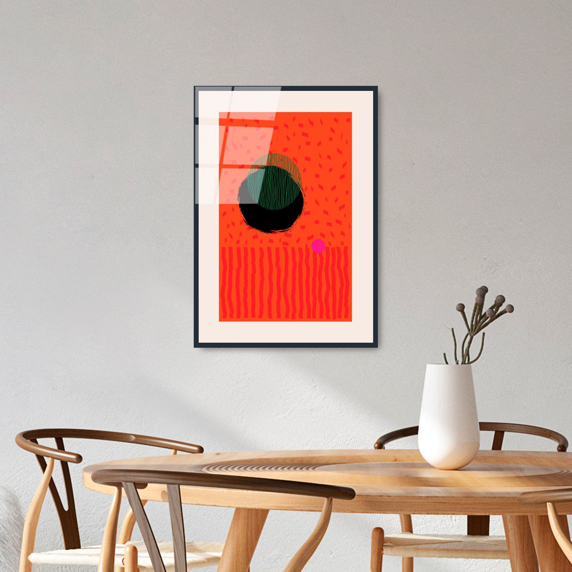 Quadro Decorativo em Vidro Temperado UV-901, Multicolor, 45 x 65 cm, 4 mm