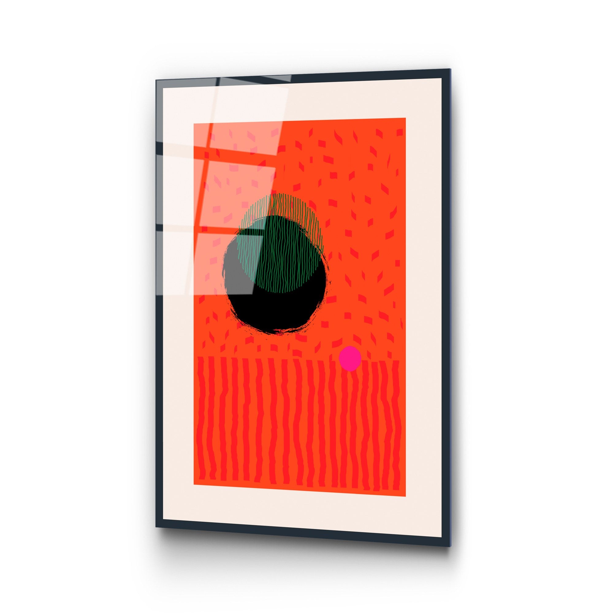 Quadro Decorativo em Vidro Temperado UV-901, Multicolor, 45 x 65 cm, 4 mm