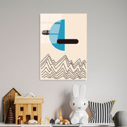 Quadro Decorativo em Vidro Temperado UV-902, Multicolor, 45 x 65 cm (4 mm)