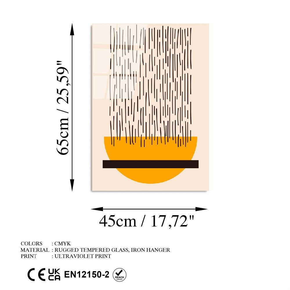 Quadro Decorativo em Vidro Temperado Multicolor UV-903 – 45 x 65 cm (4 mm)