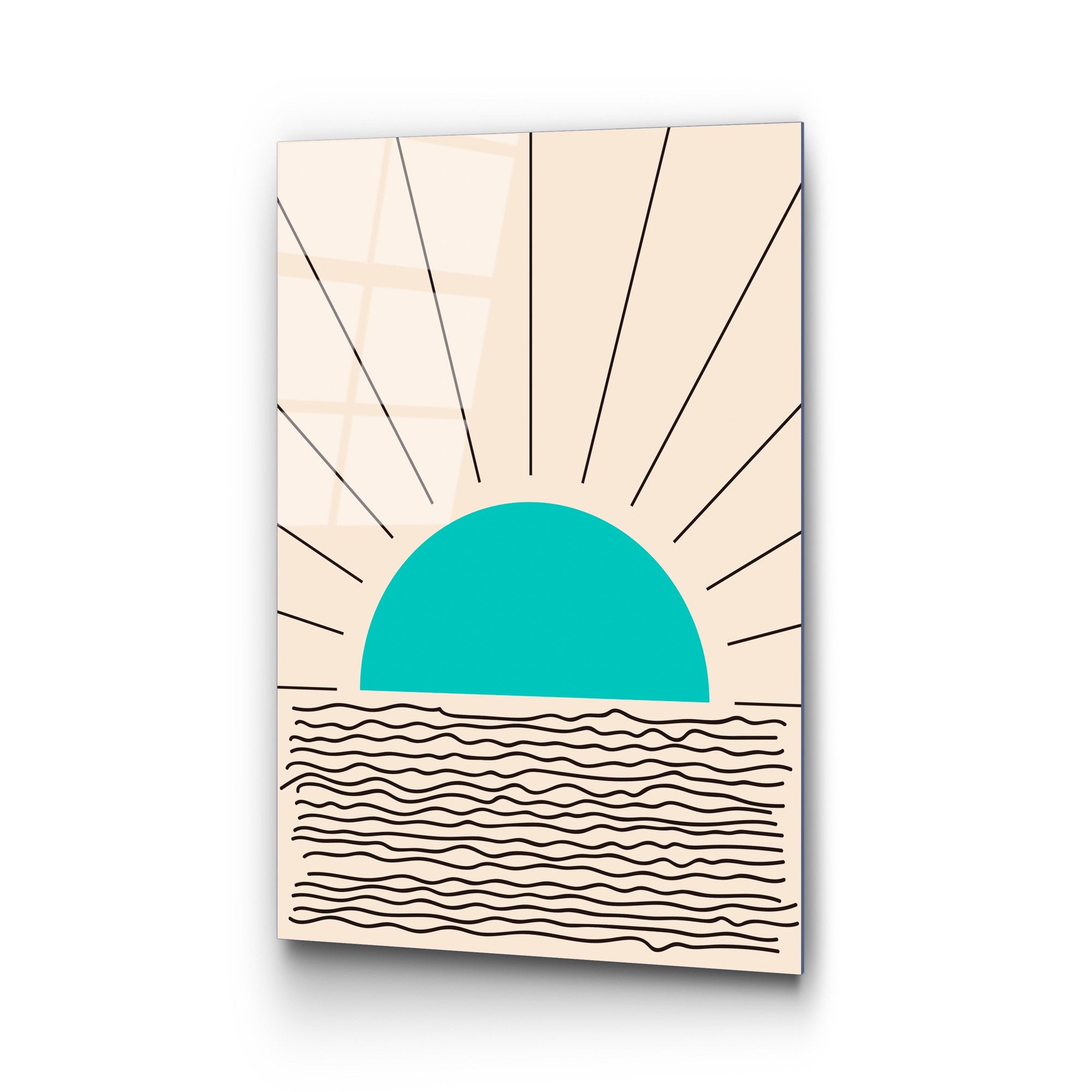 Quadro Decorativo em Vidro 100% Temperado UV-904, 45 x 65 cm, Multicolor (4 mm)