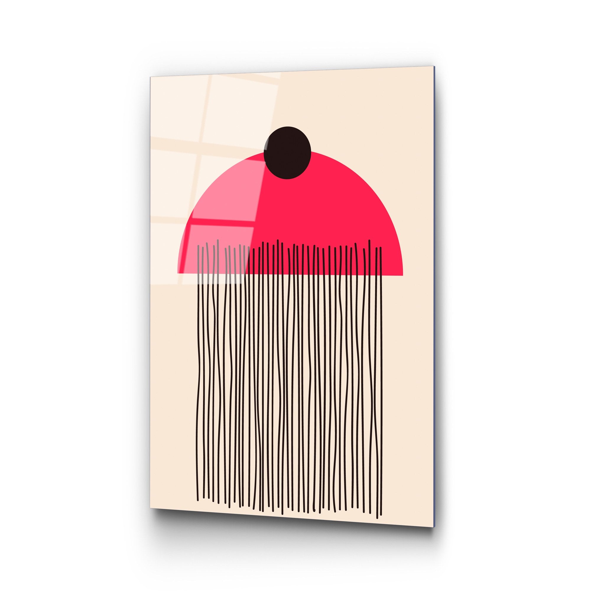 Quadro Decorativo em Vidro Temperado 100% UV-905, Multicolor, 45 x 65 cm (4 mm)