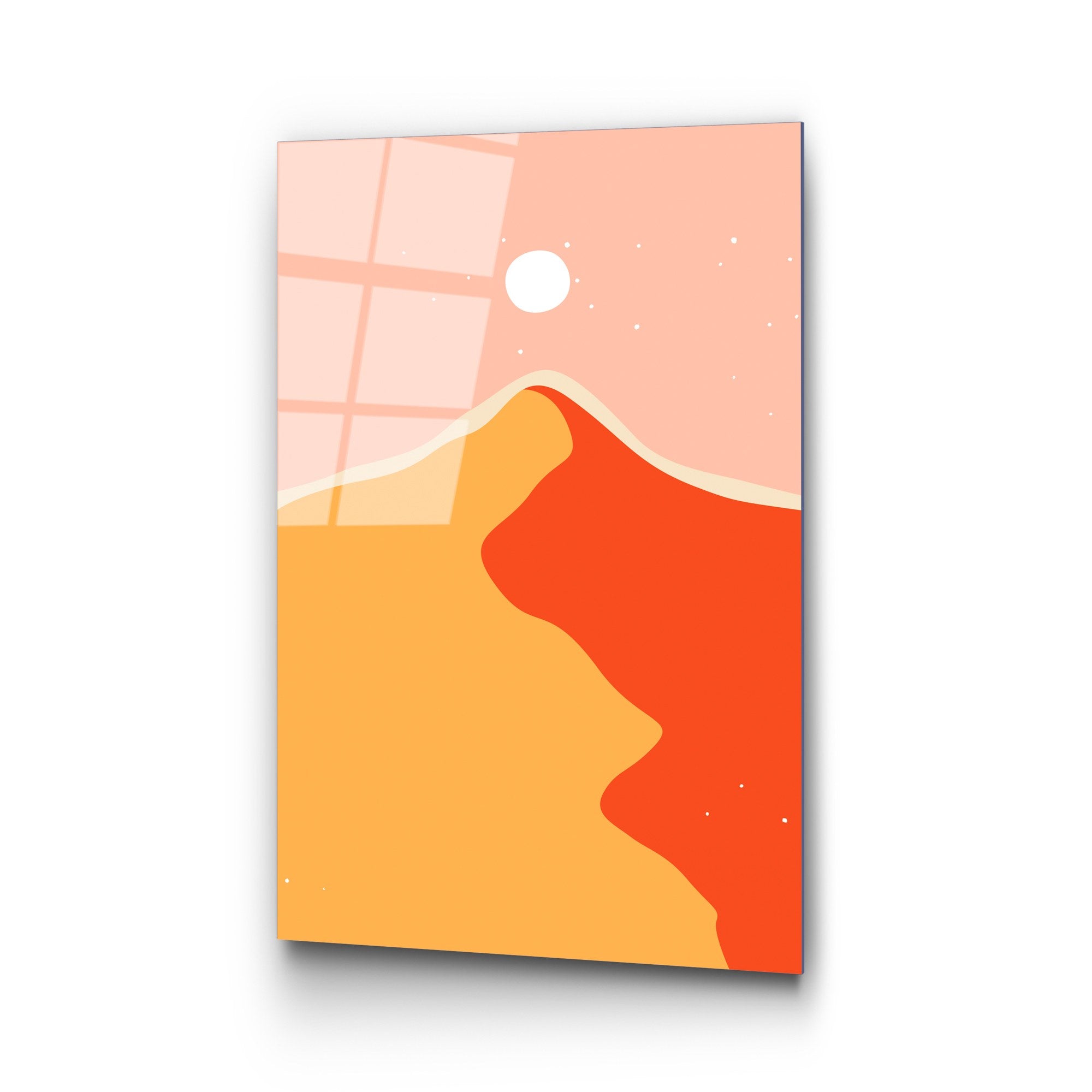 Quadro Decorativo em Vidro Temperado UV-906, Multicolor, 45 x 65 cm (4 mm)