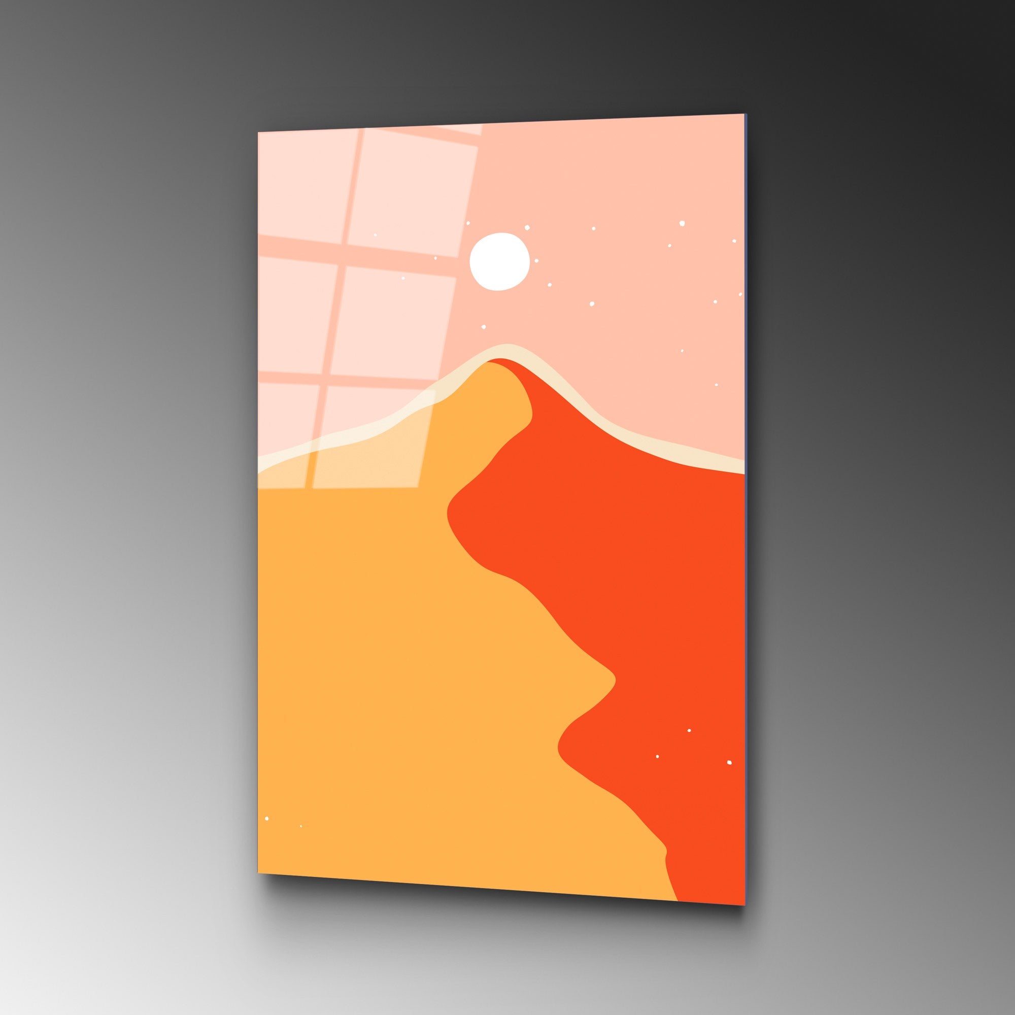 Quadro Decorativo em Vidro Temperado UV-906, Multicolor, 45 x 65 cm (4 mm)