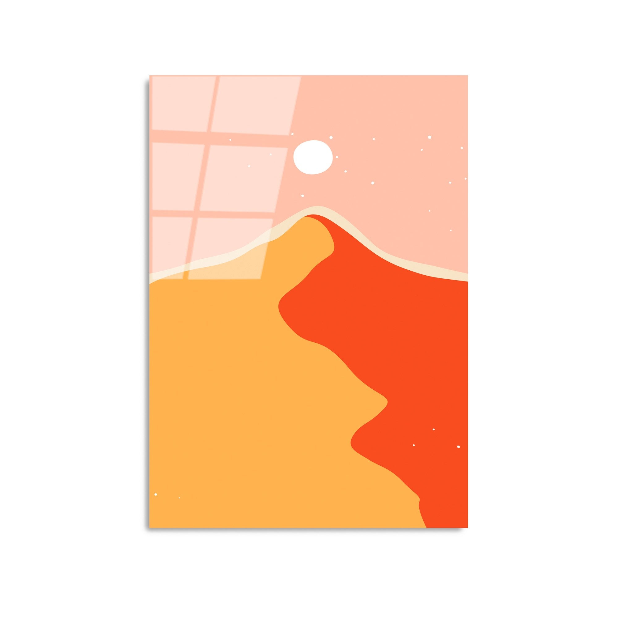 Quadro Decorativo em Vidro Temperado UV-906, Multicolor, 45 x 65 cm (4 mm)