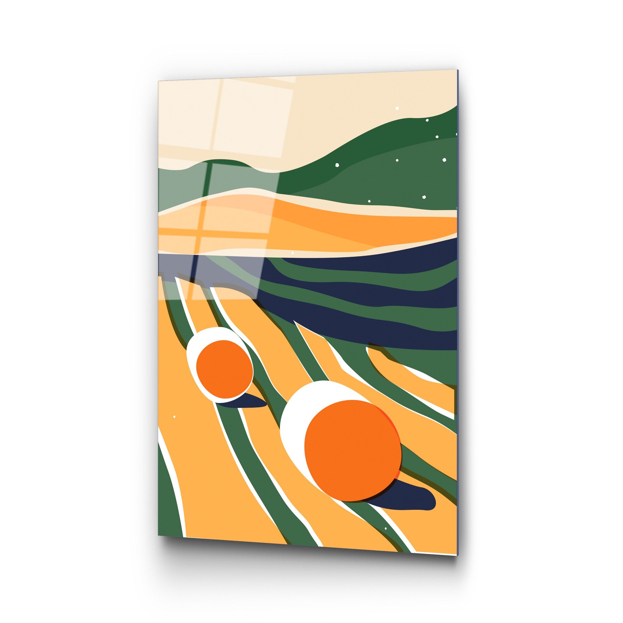 Quadro Decorativo em Vidro Temperado UV-907, 45 x 65 cm, Multicolor (4 mm)