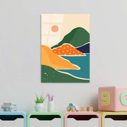 Quadro Decorativo em Vidro Temperado UV-908 45x65 cm – Multicolor, 4 mm