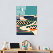 Quadro Decorativo em Vidro Temperado 100% (4 mm) UV-909, Multicolor, 45 x 65 cm