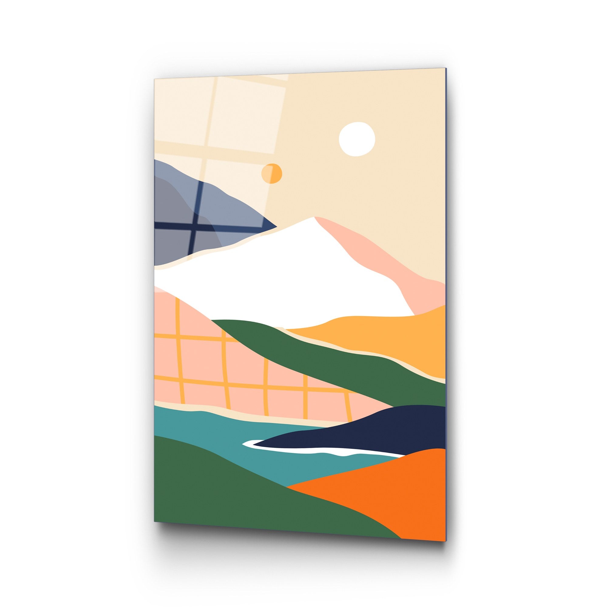 Quadro Decorativo em Vidro Temperado 4 mm, 45 x 65 cm, Multicolor – UV-910 (123BZM2404)