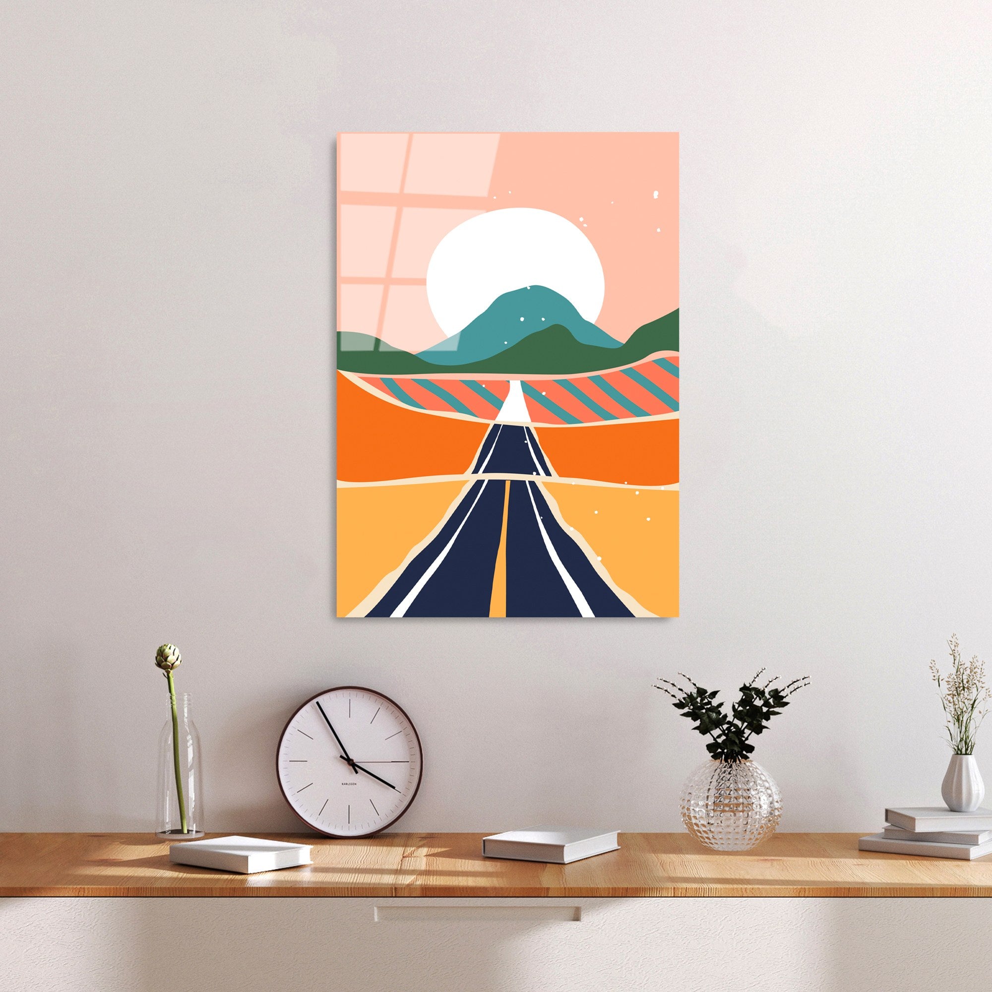 Quadro Decorativo em Vidro Temperado Multicolor UV-915 – 45 x 65 cm, 4 mm